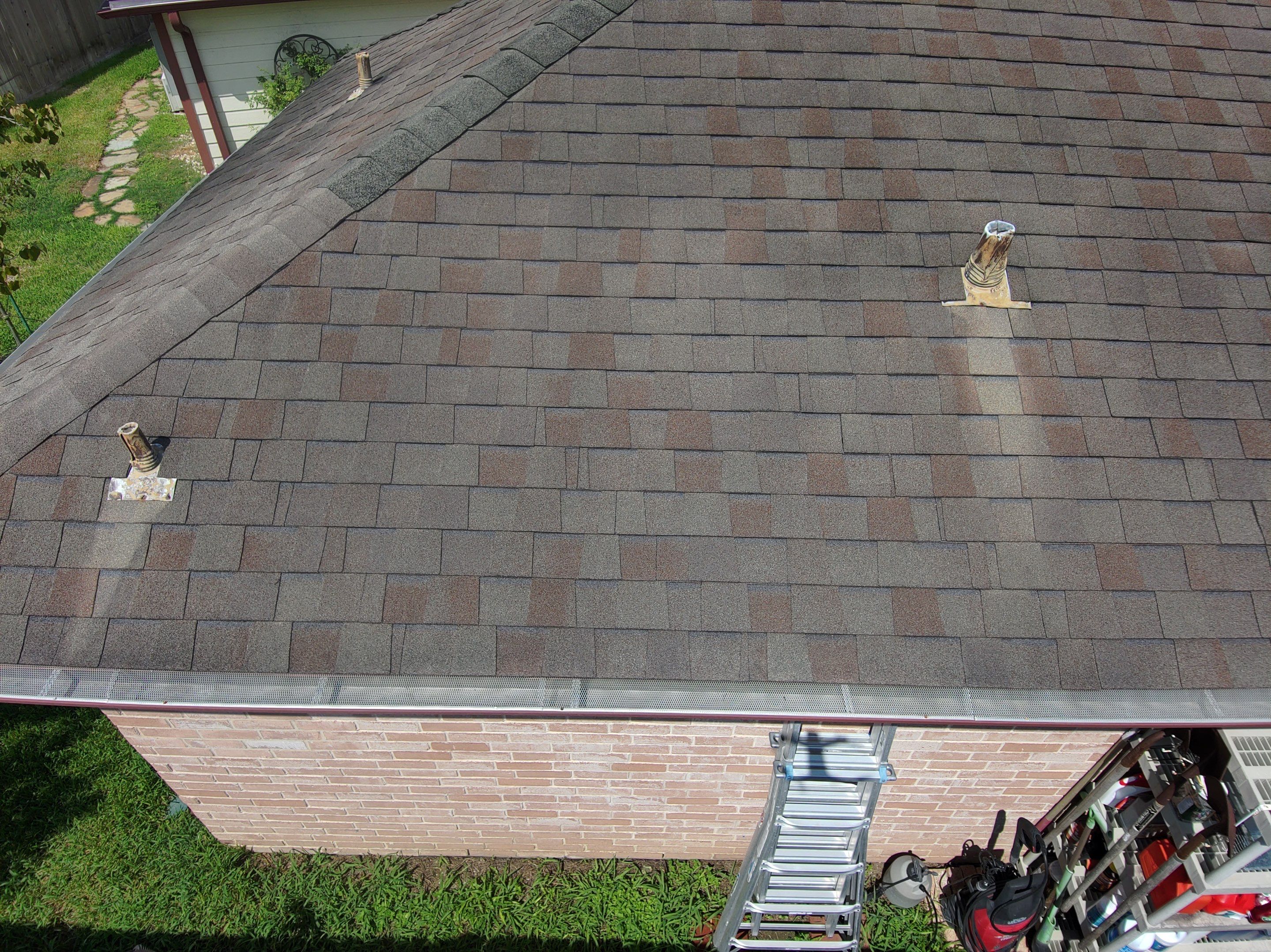 Residential Roofing Installation using Owen's Corning Duration (Lifetime) Shingles by Roof Repair Company
