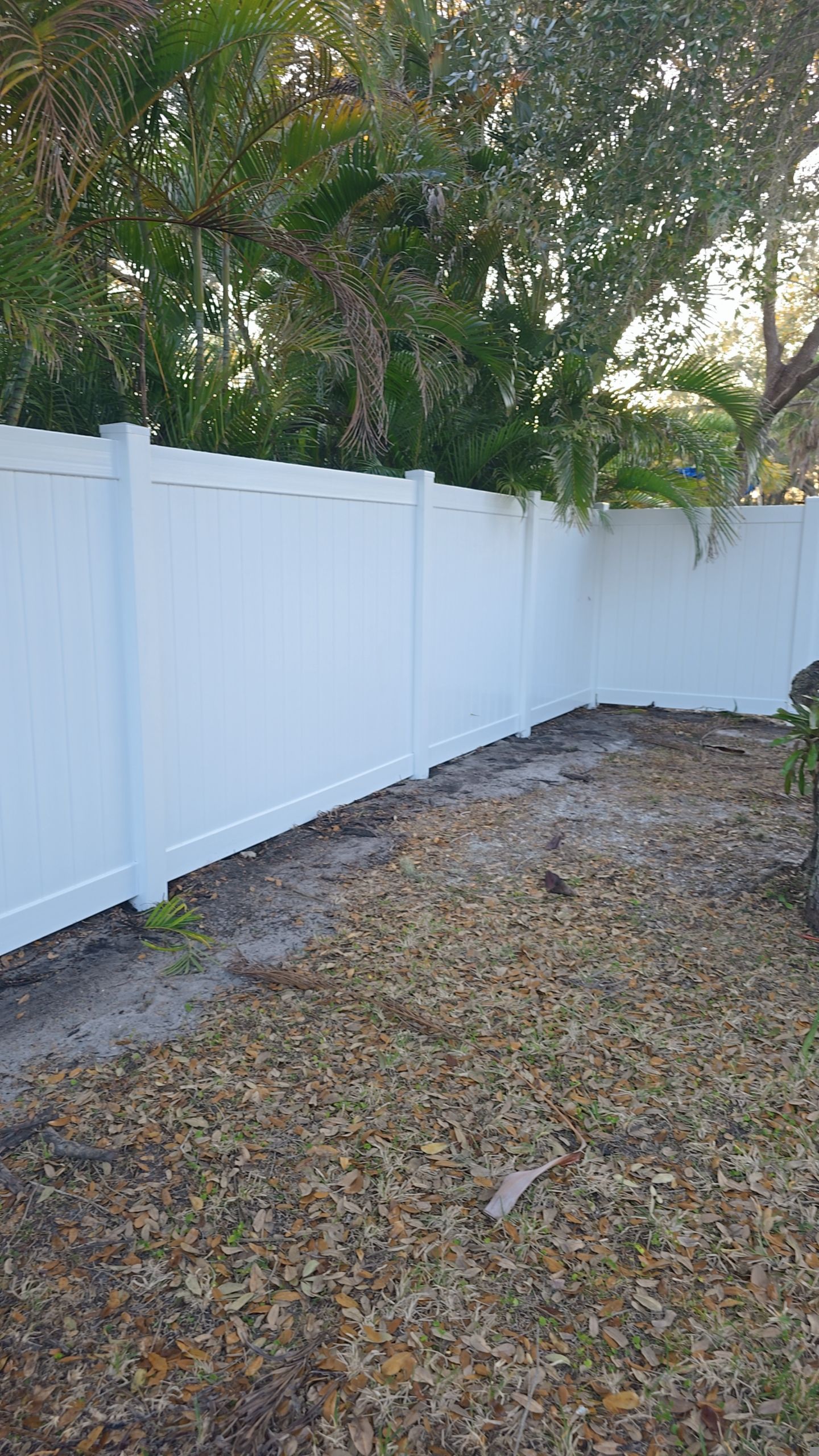 White Vinyl Fence in Port Charlotte by True Fence LLC