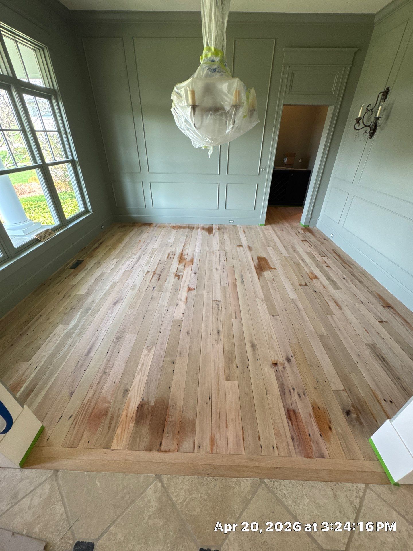 Sand and Finish, Herringbone Feature! by RTBaldwin Hardwood Floors