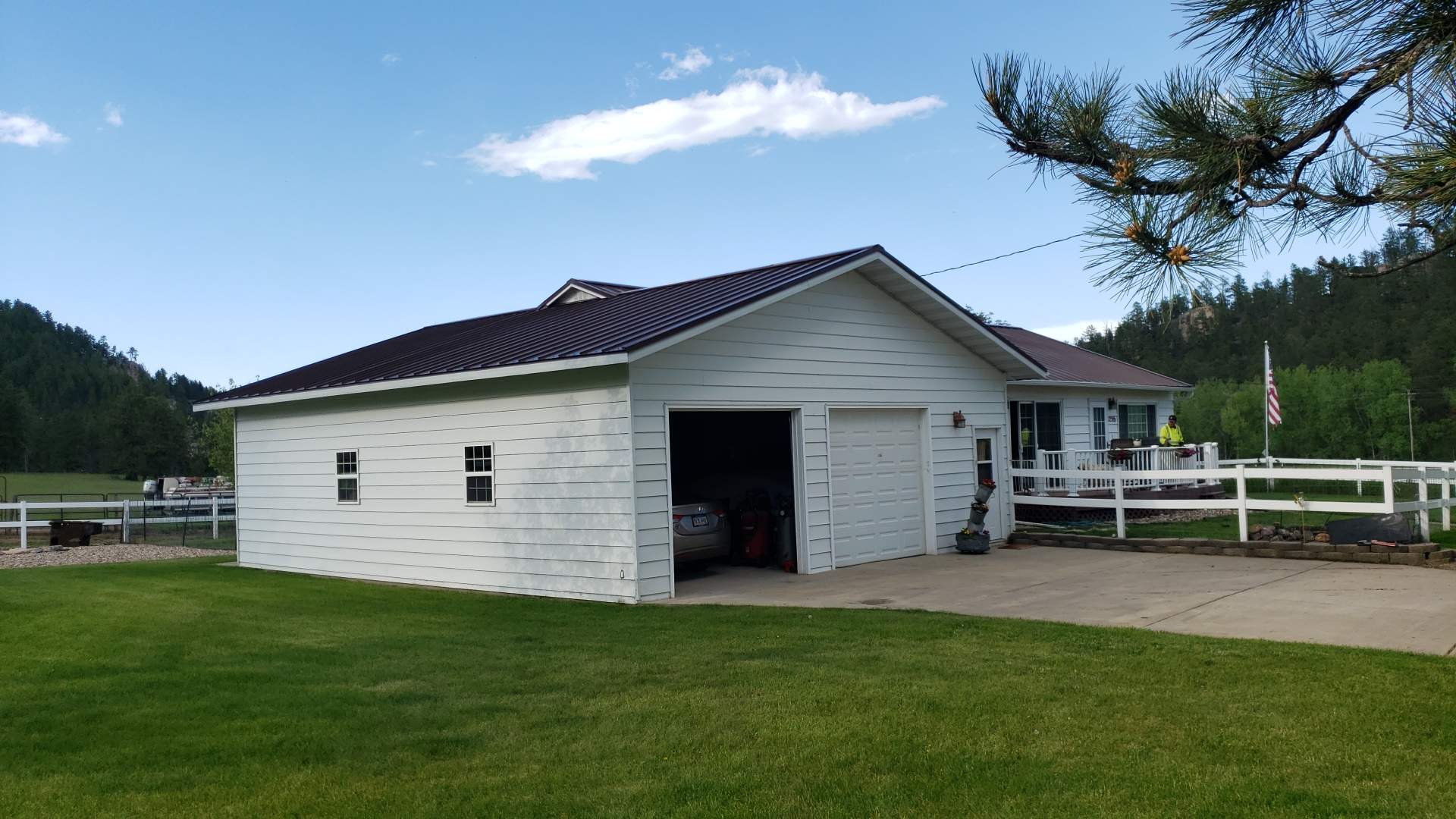 Ribbed Steel Roof Farmhouse Style by Weather-Tite Exteriors LLC
