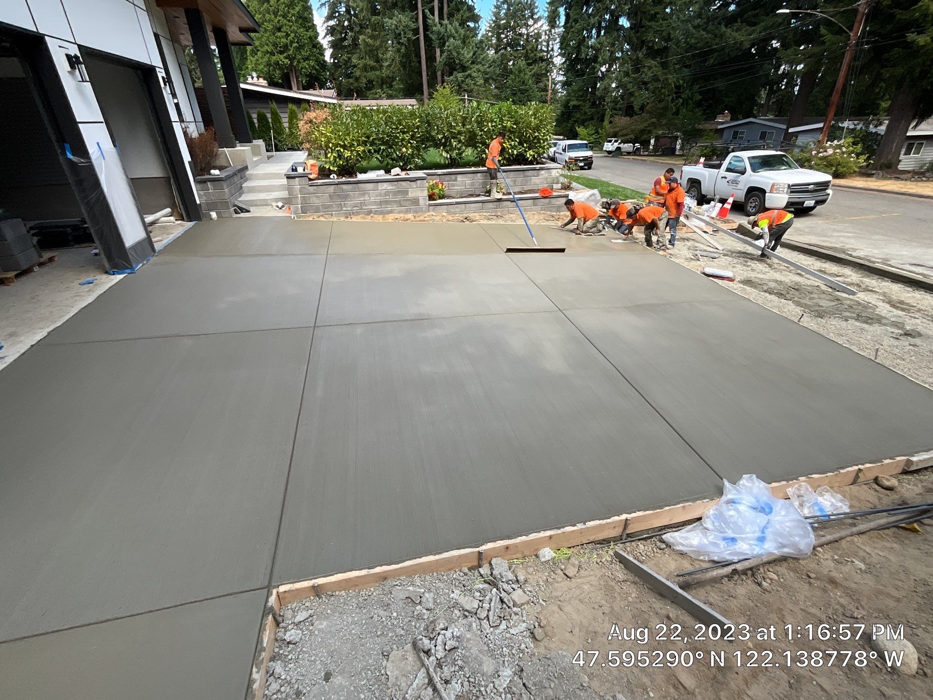 Bruce | Broom Finish Driveway, Concrete Project by Jireh Asphalt & Concrete Inc 