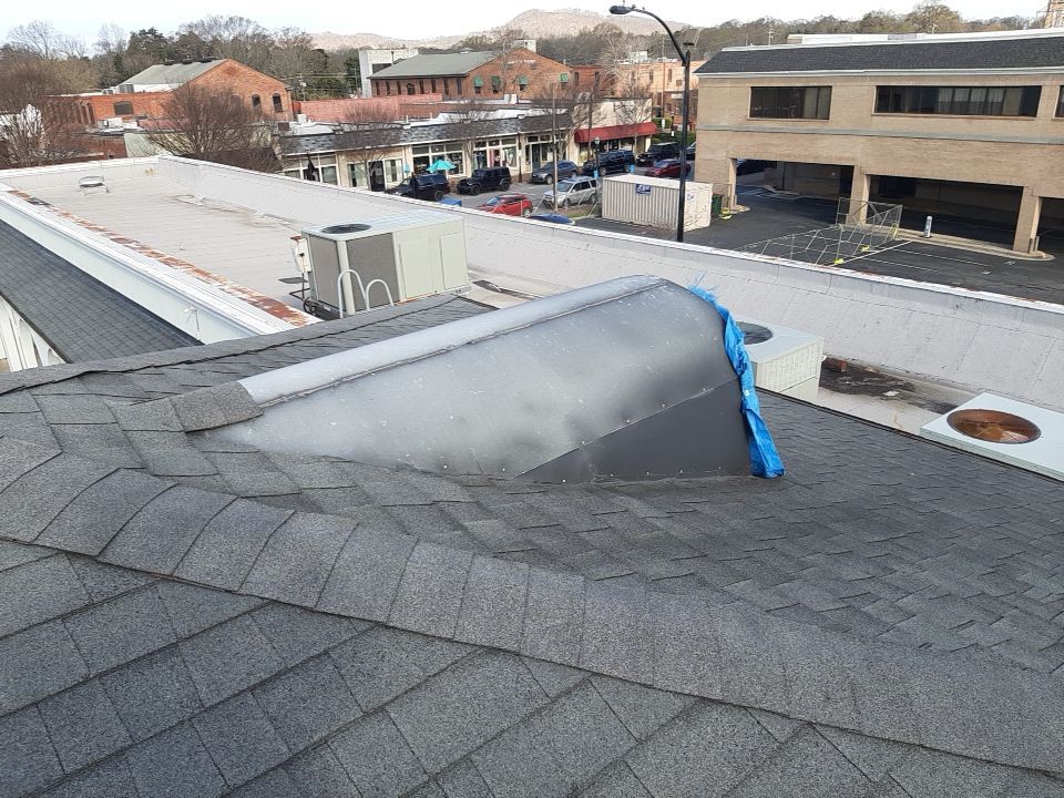 Commercial Roof Repair - Marietta Square by Georgia Roof Advisors