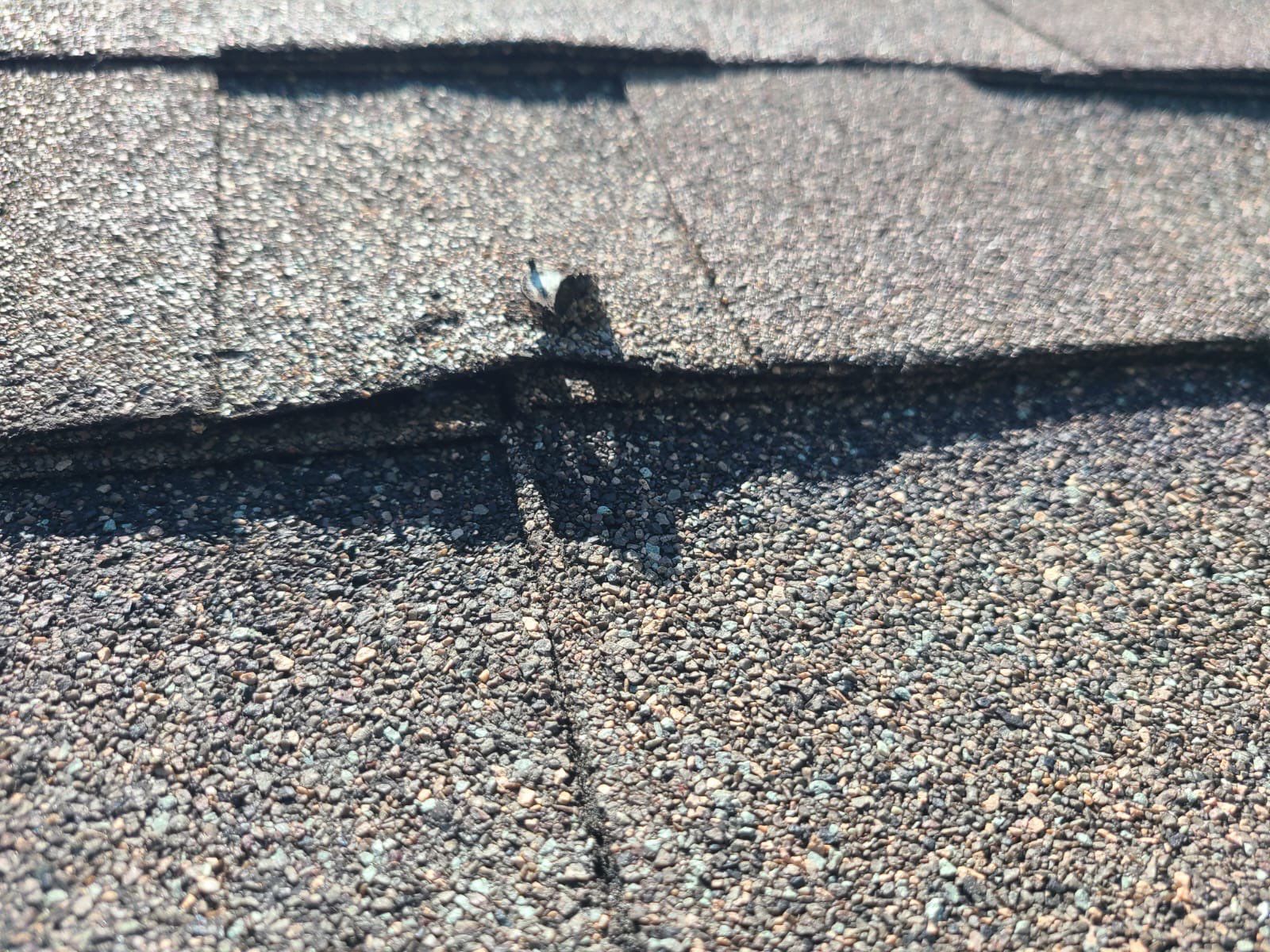 Hail Damage using Owen's Corning Duration (Lifetime) Shingles by Roof Repair Company