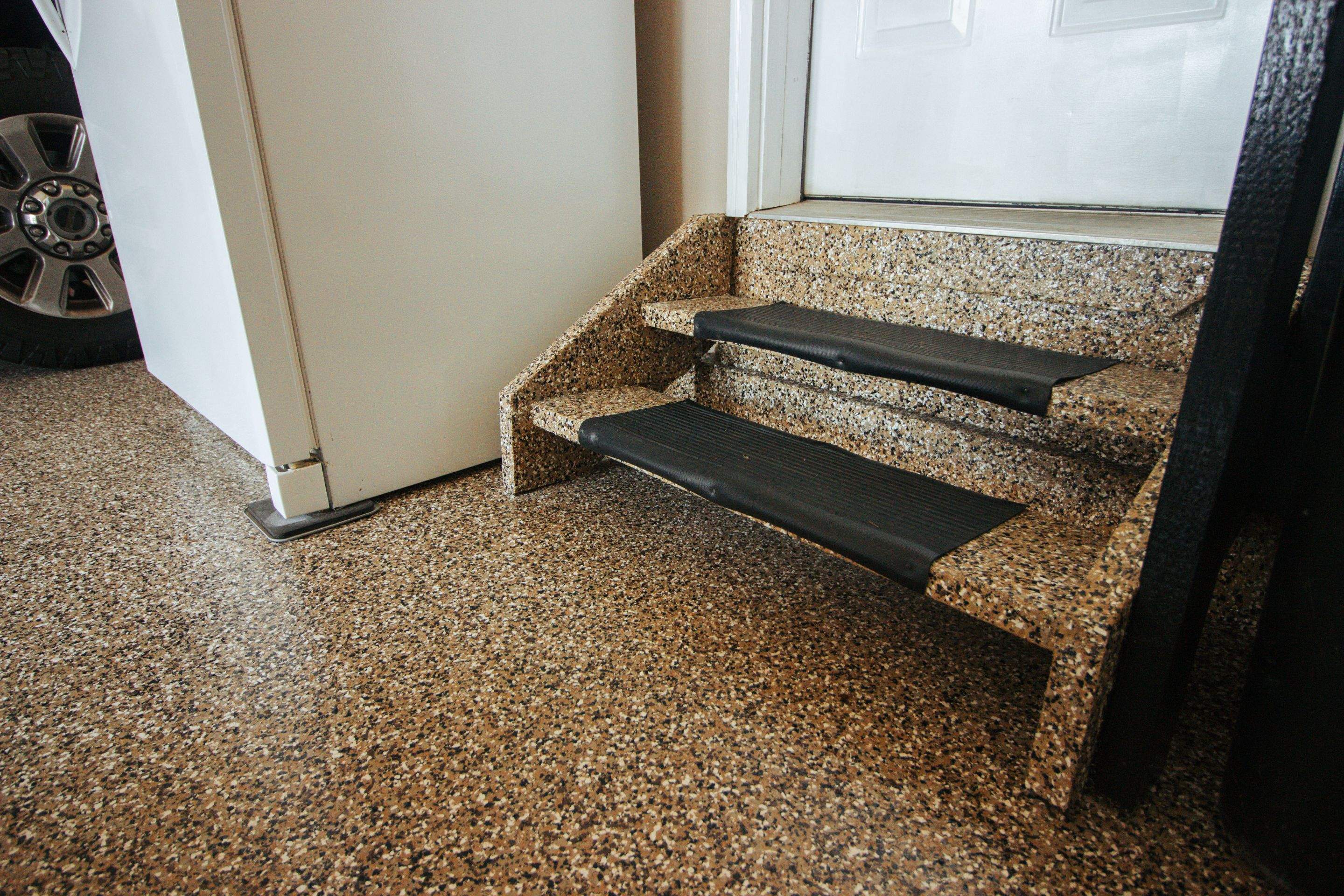 Garage Floor using Desert Sand by Your1DayFloor.com