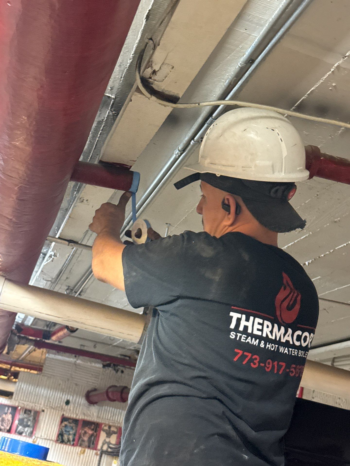 Steam Line Relocation Project by Thermacore 