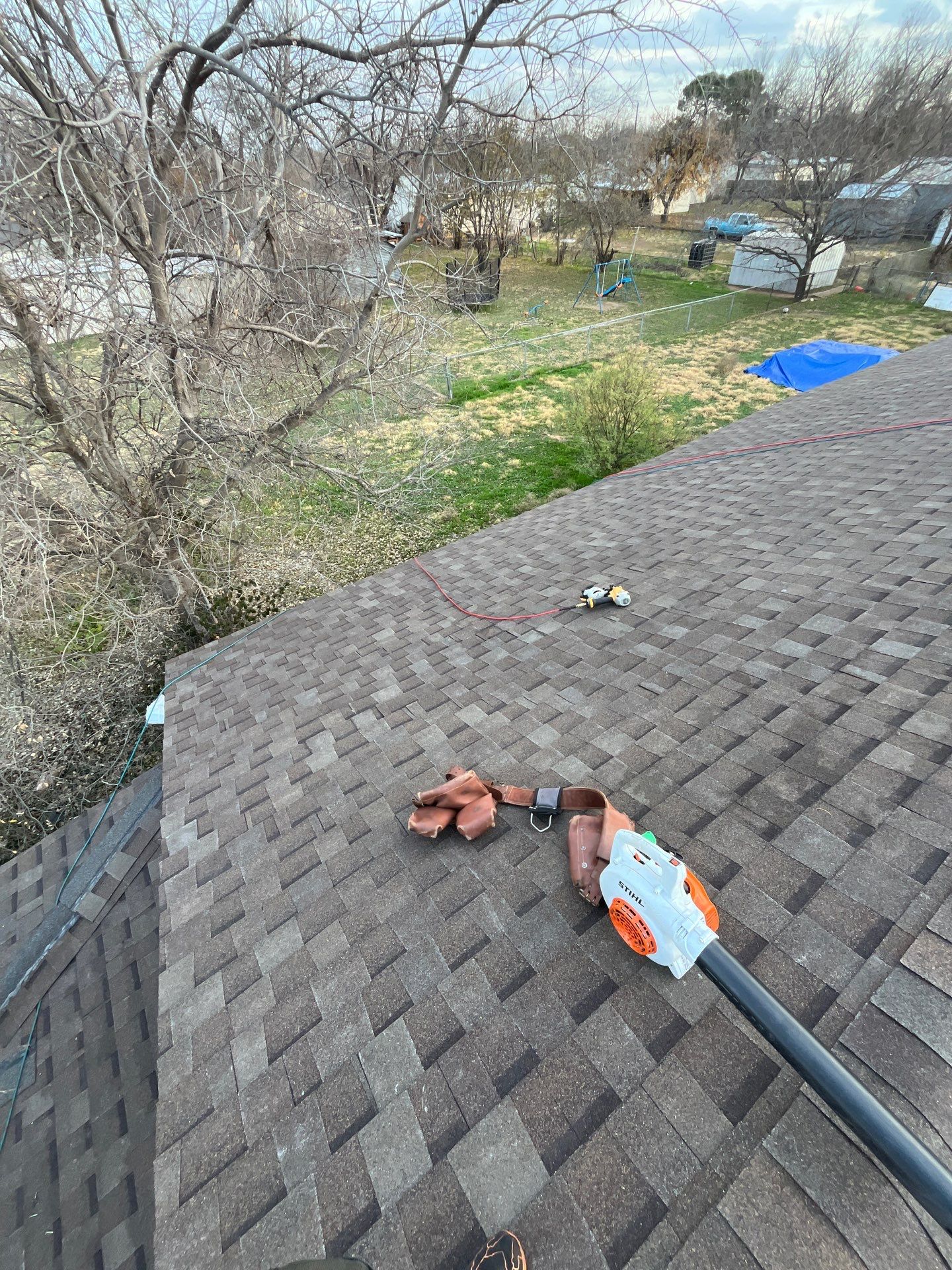 Reroof After Hail Storm -Atlas Pinnacle  by Berry Good Roofing 