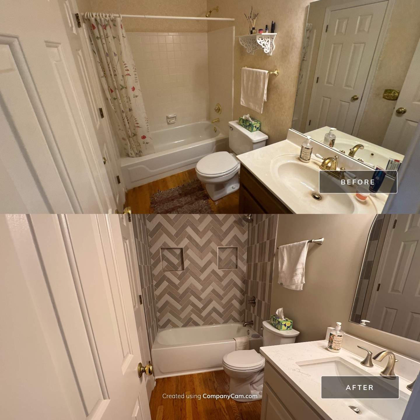 Hall bathroom renovation by Prudencio