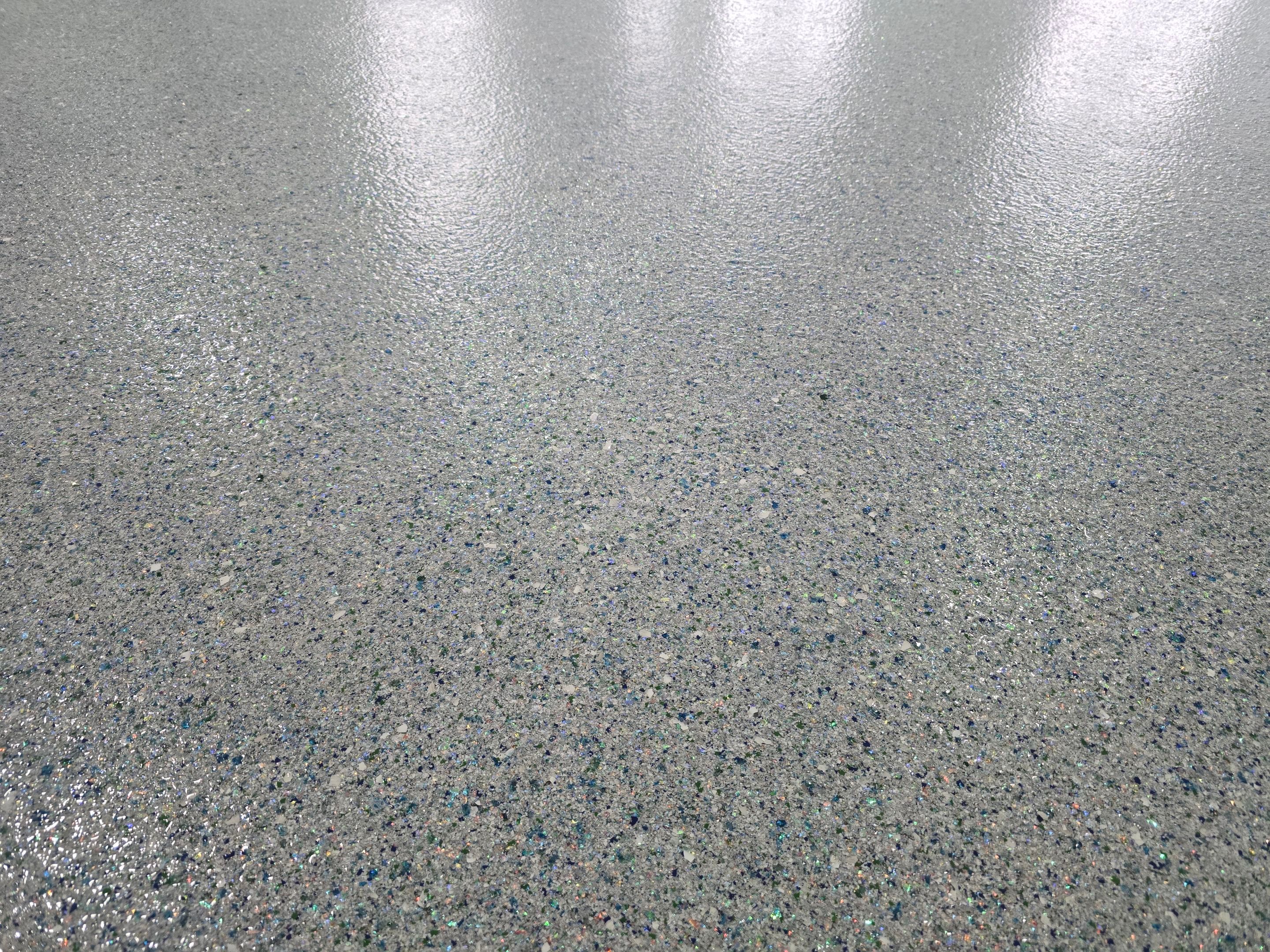Gym & Garage Using Sea Glass & Keystone by Elite Floor Solutions
