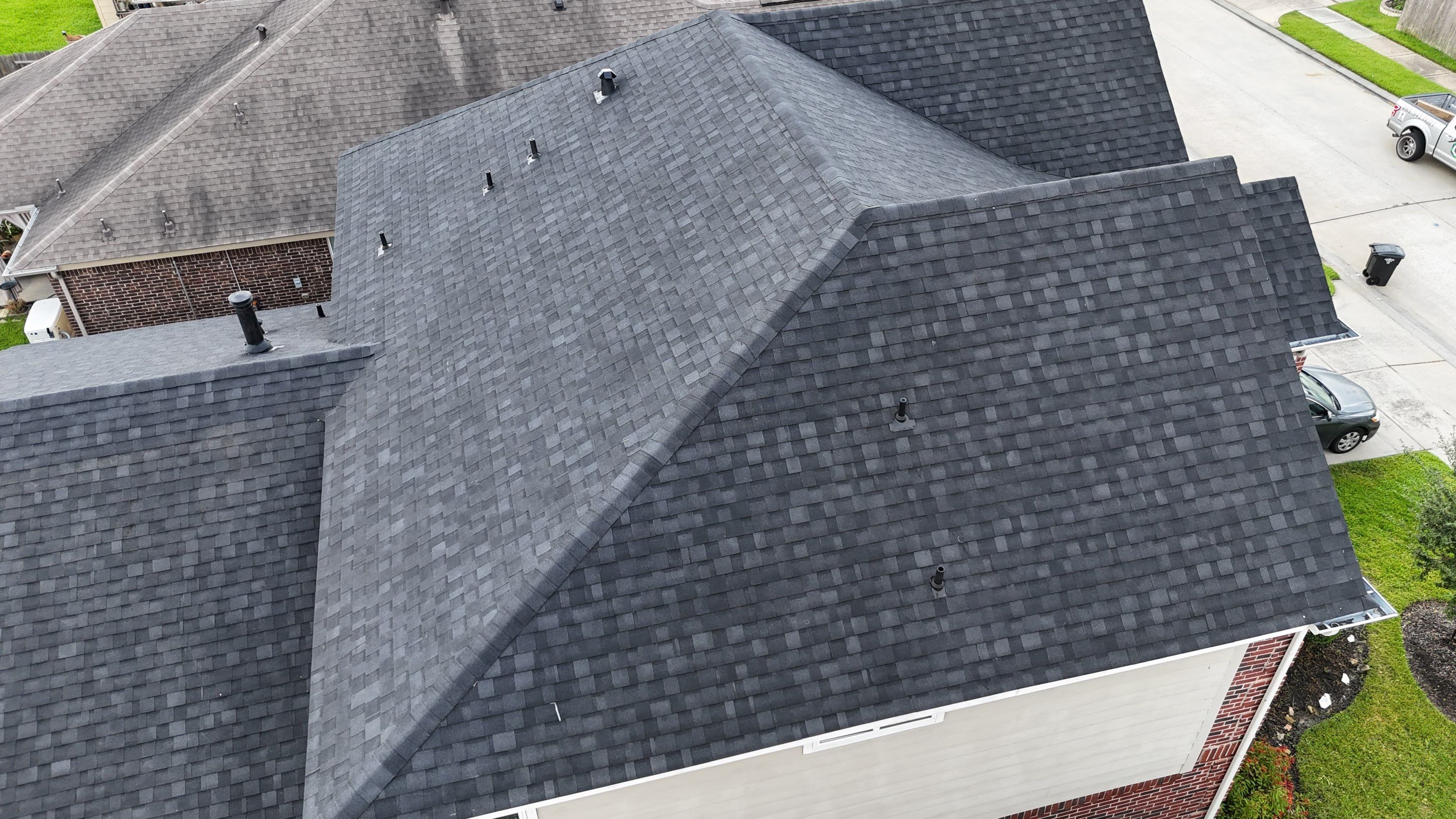 Residential Roofing Installation using IKO Dynasty by Core Four Roofing