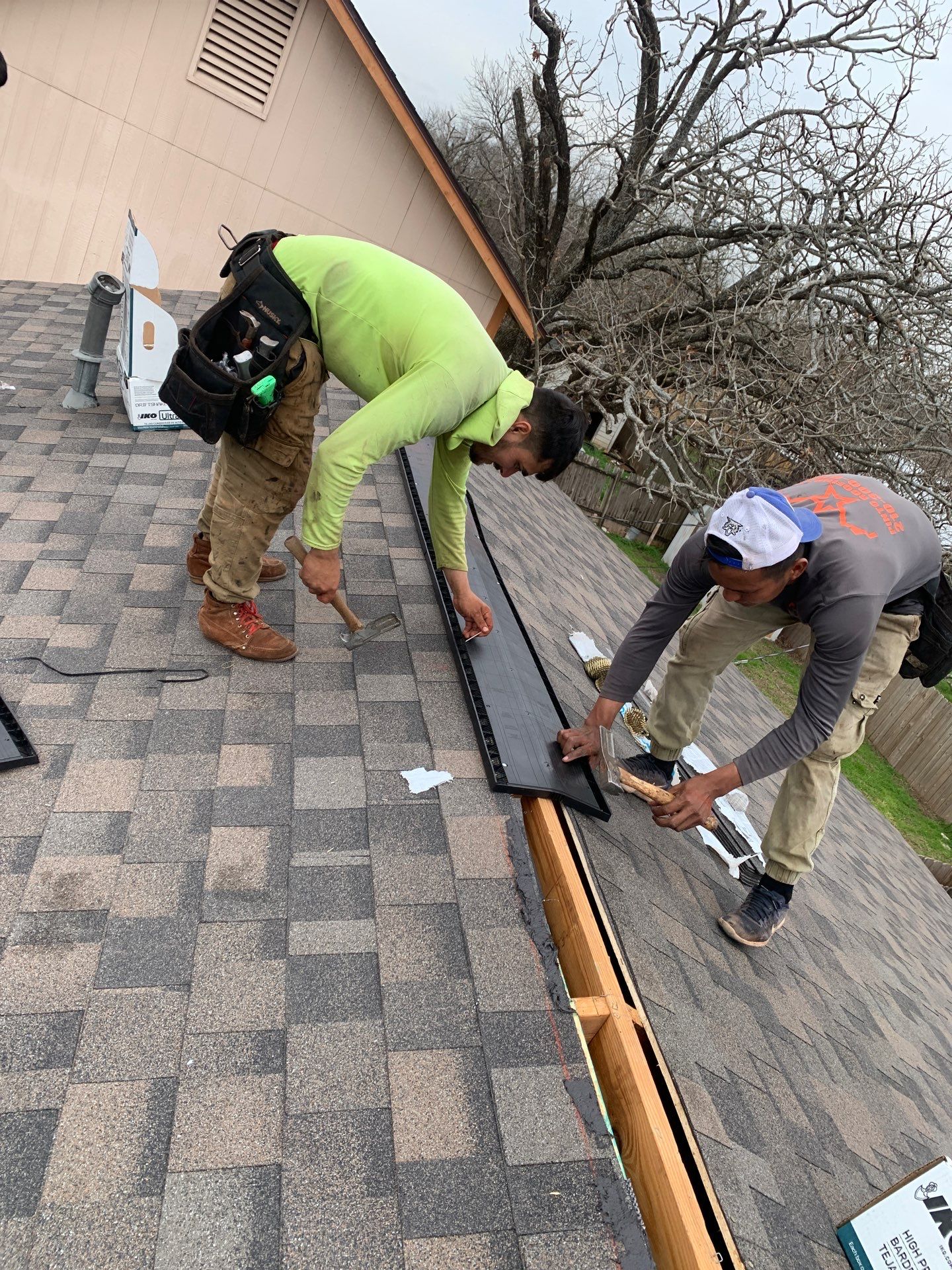 Residential Asphalt Shingle Roof Replacement and Decking Repair in Round Rock by Caliber Restoration LLC