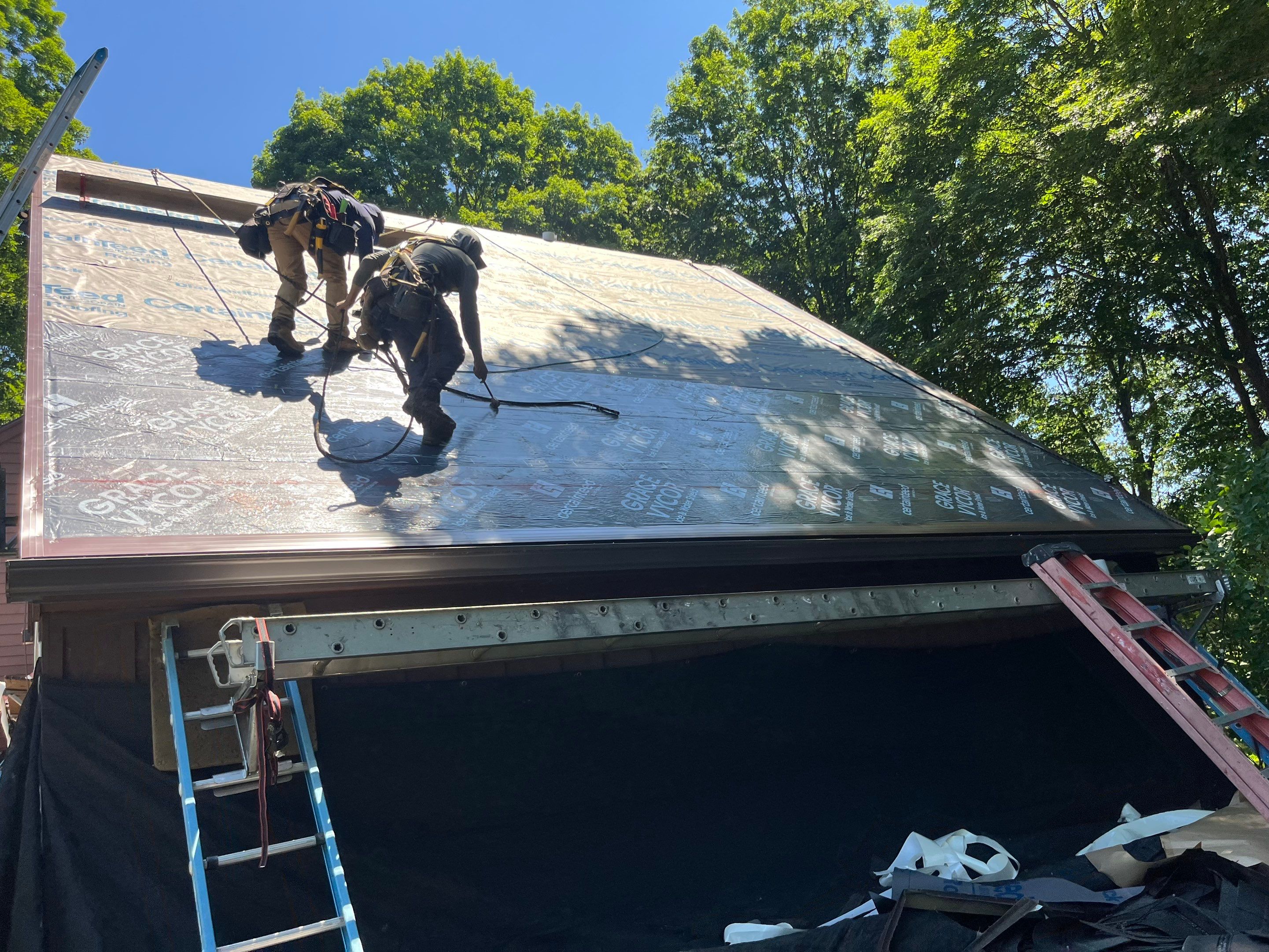 DiGiorgi does a brand new roof in Cheshire, CT by DiGiorgi Roofing and Siding Inc
