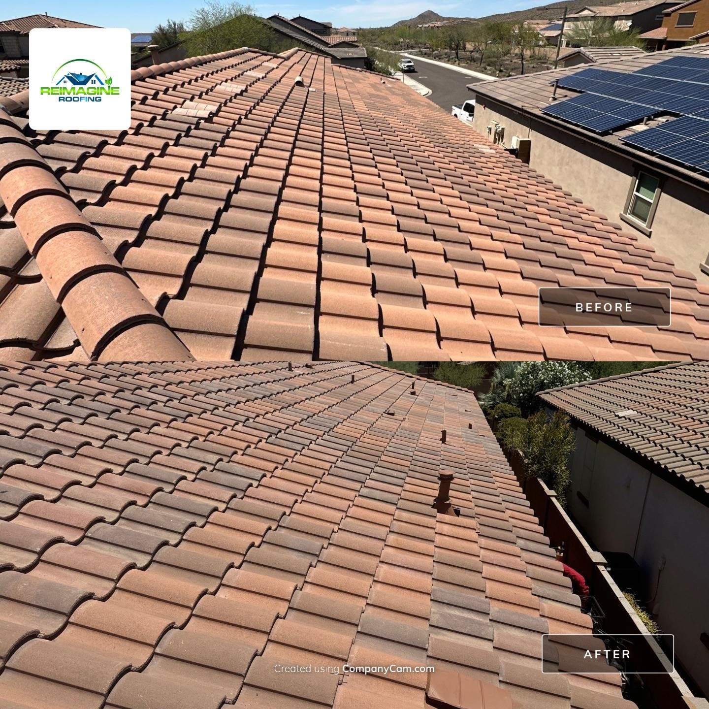 Terracotta Concrete Tile by Reimagine Roofing