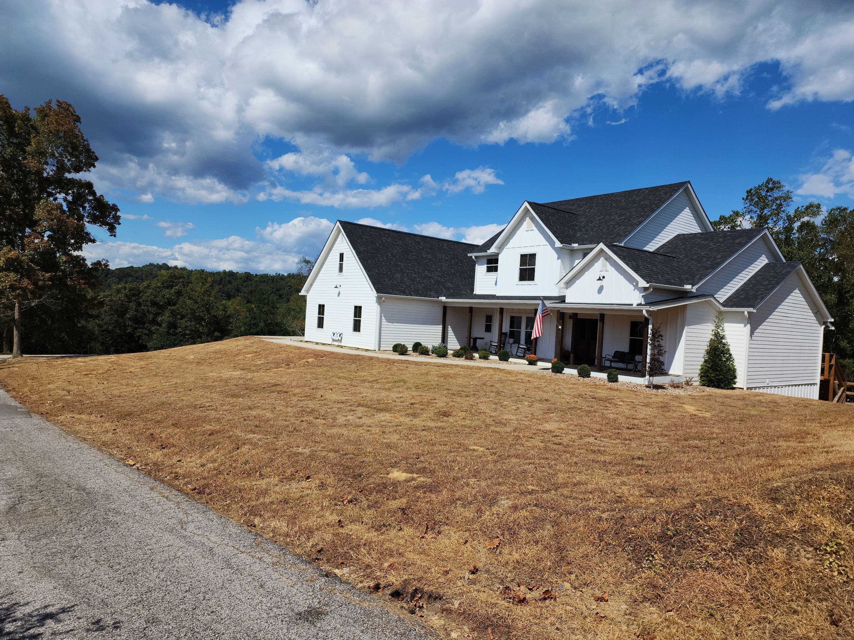 Sod Installation using Fescue Sod by GrassBusters, Inc.