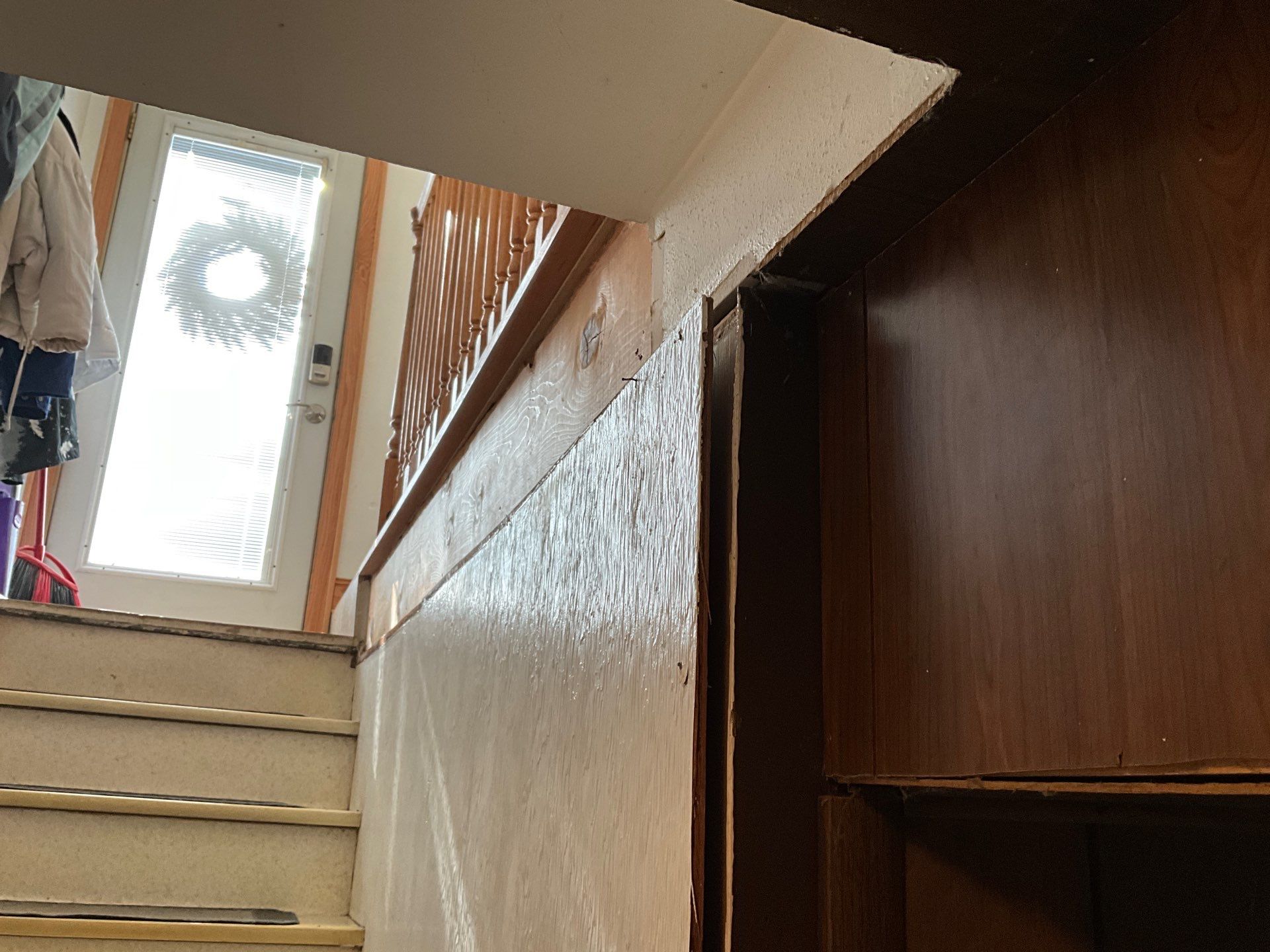 Interior Stair Wall Finishing by OCS Contracting Services