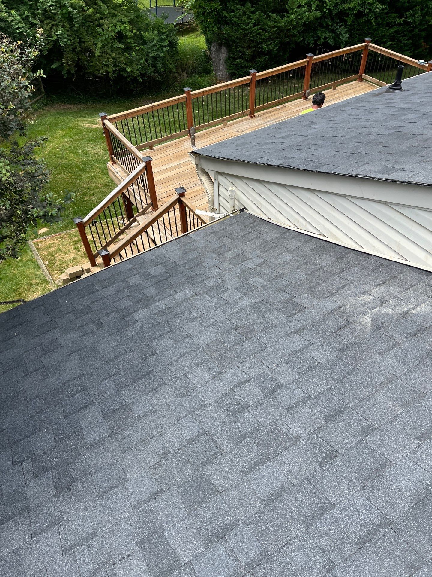 Vienna: Roof Replacement with CertainTeed Landmark Designer Shingles in Moire Black by RM Banning, Inc.