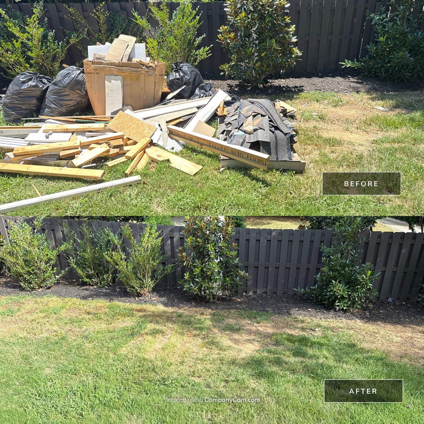 Project in Charlotte by Badger Hauling