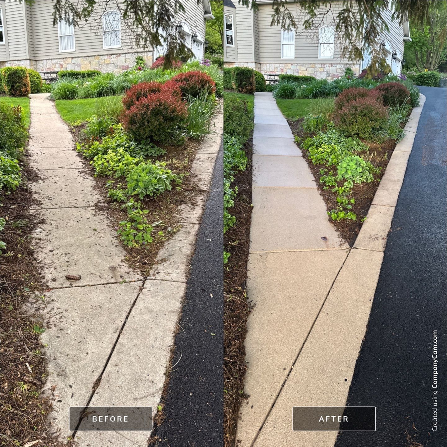 Project in Algonquin by Simmons Power & Soft Washing