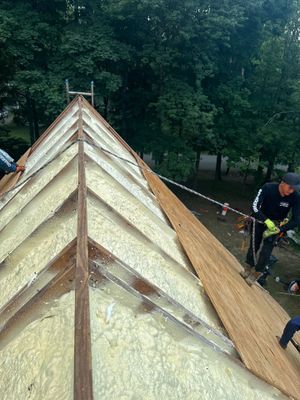 Exterior Installation using Closed Cell Spray Foam