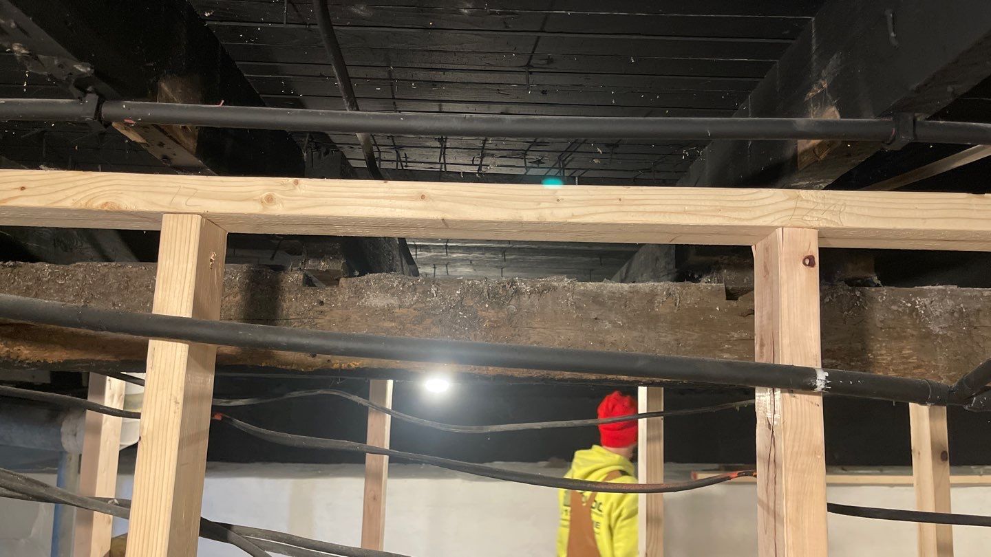 Basement Structural Carpentry by Toledo Basement Repair