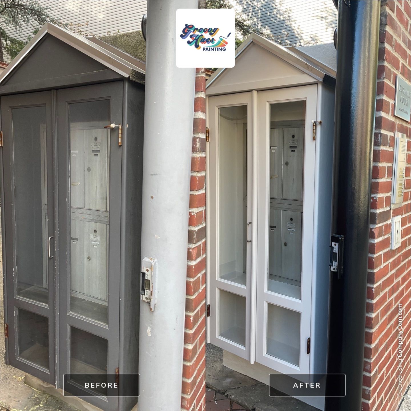 Exterior Refresh at Carriage Court Condominiums in Queen Village by Groovy Hues