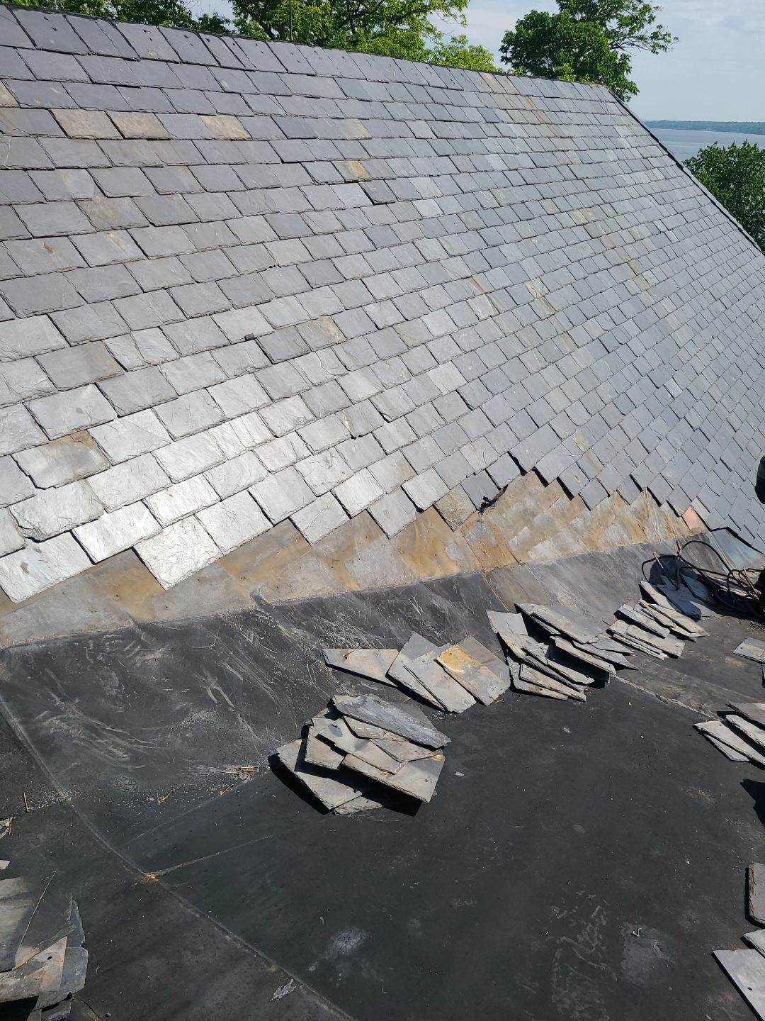 Lorton: EPDM Flat Roof with Partial Slate Replacement by RM Banning, Inc.