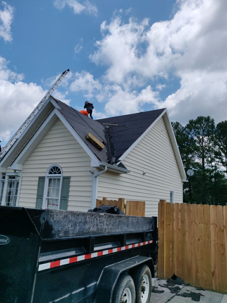 Residential Roofing Installation using Roof Installation by American Roofing NC