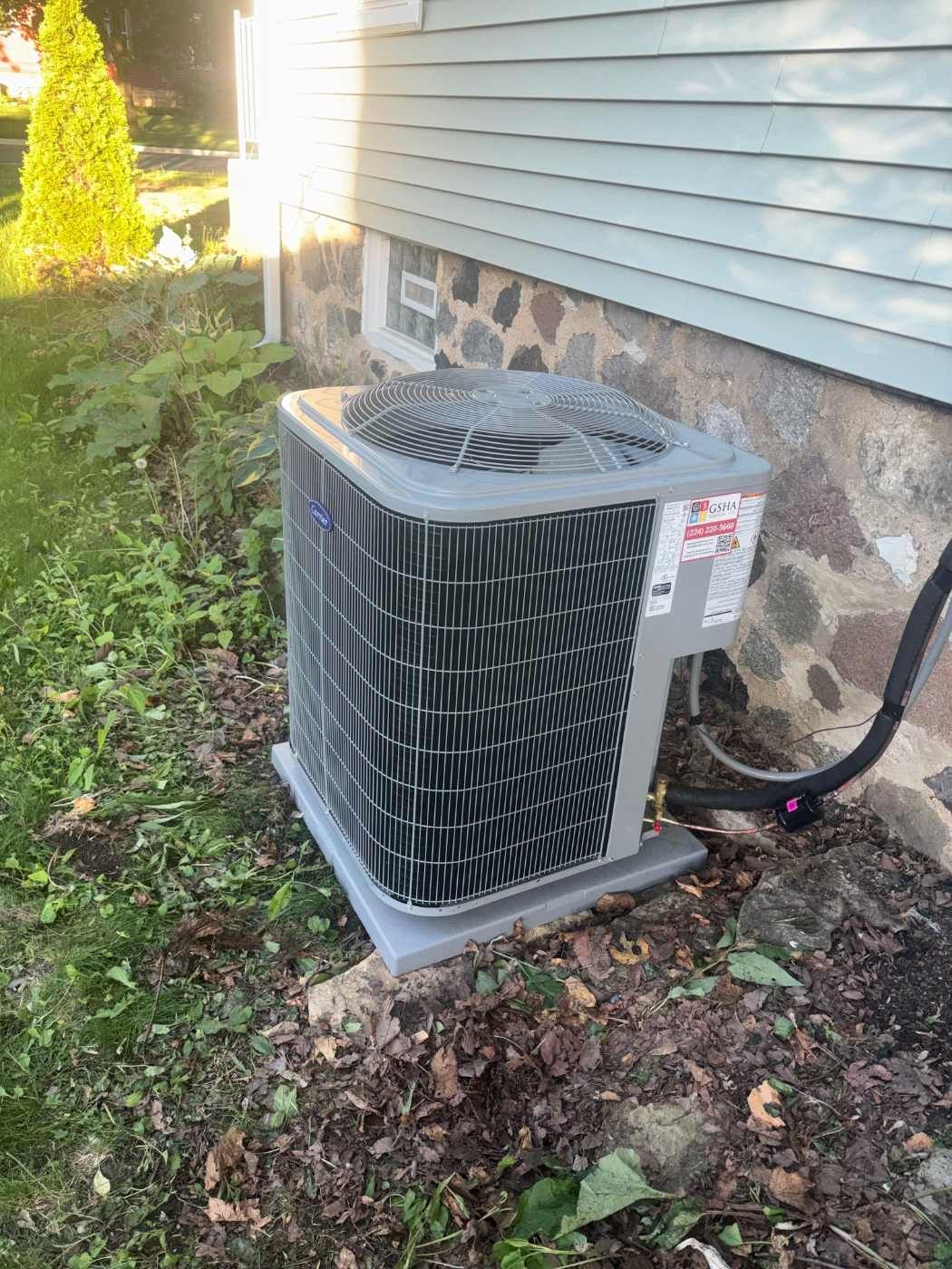 Carrier Performance 97 Furnace & Comfort 14 Air Conditioner Installation – Woodstock, IL | GSHA Services, LTD by GSHA Services LTD