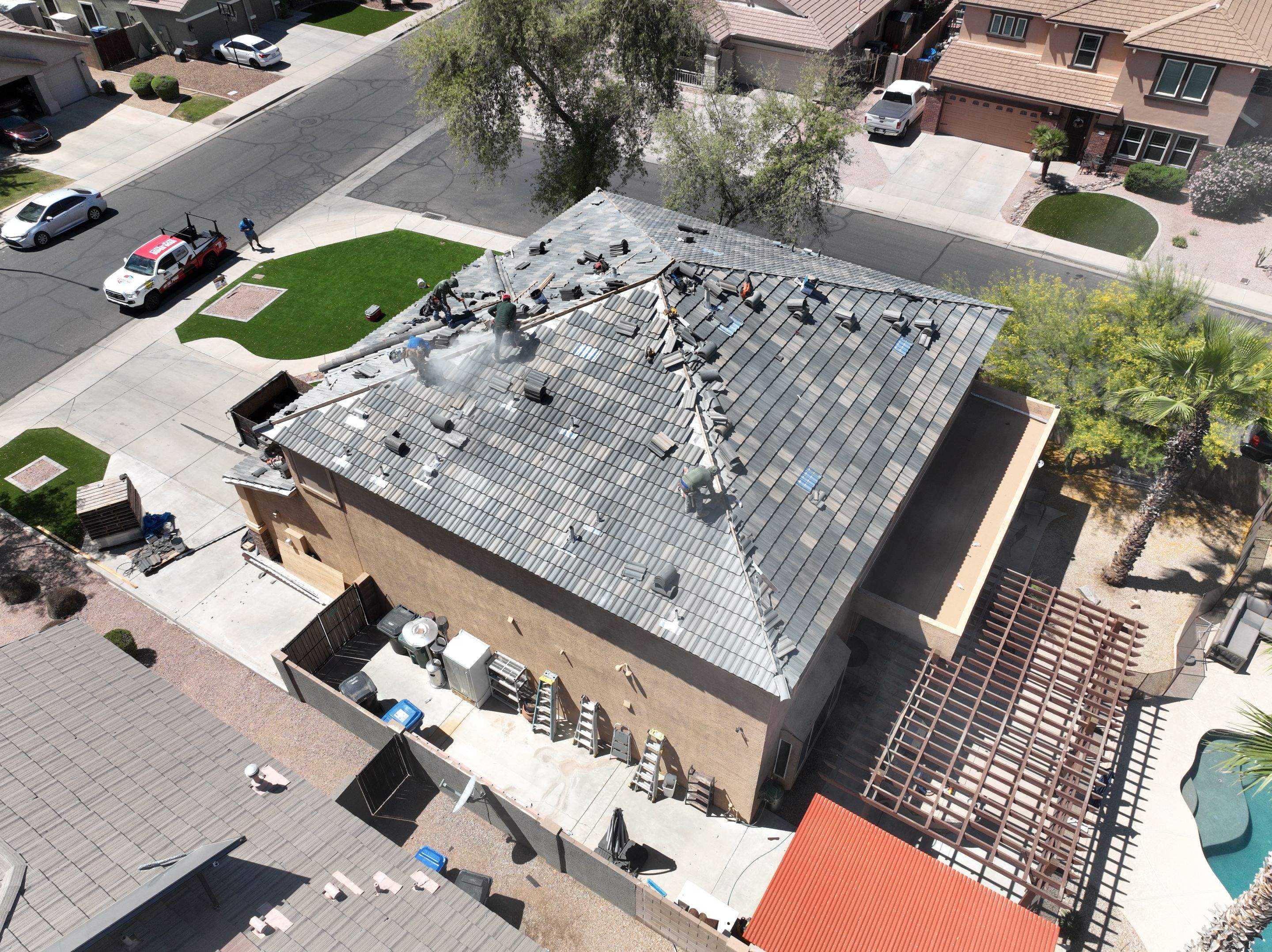 Tile Re-roof  by Mighty Dog Roofing East Valley