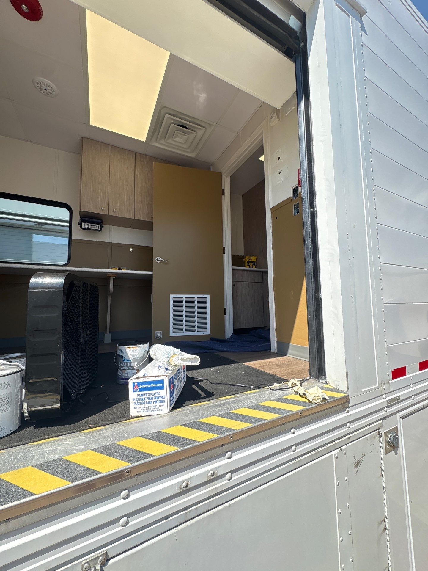 Interior for Mobile Medical Imaging Unit by Select Painting, Coatings & Garage Cabinets