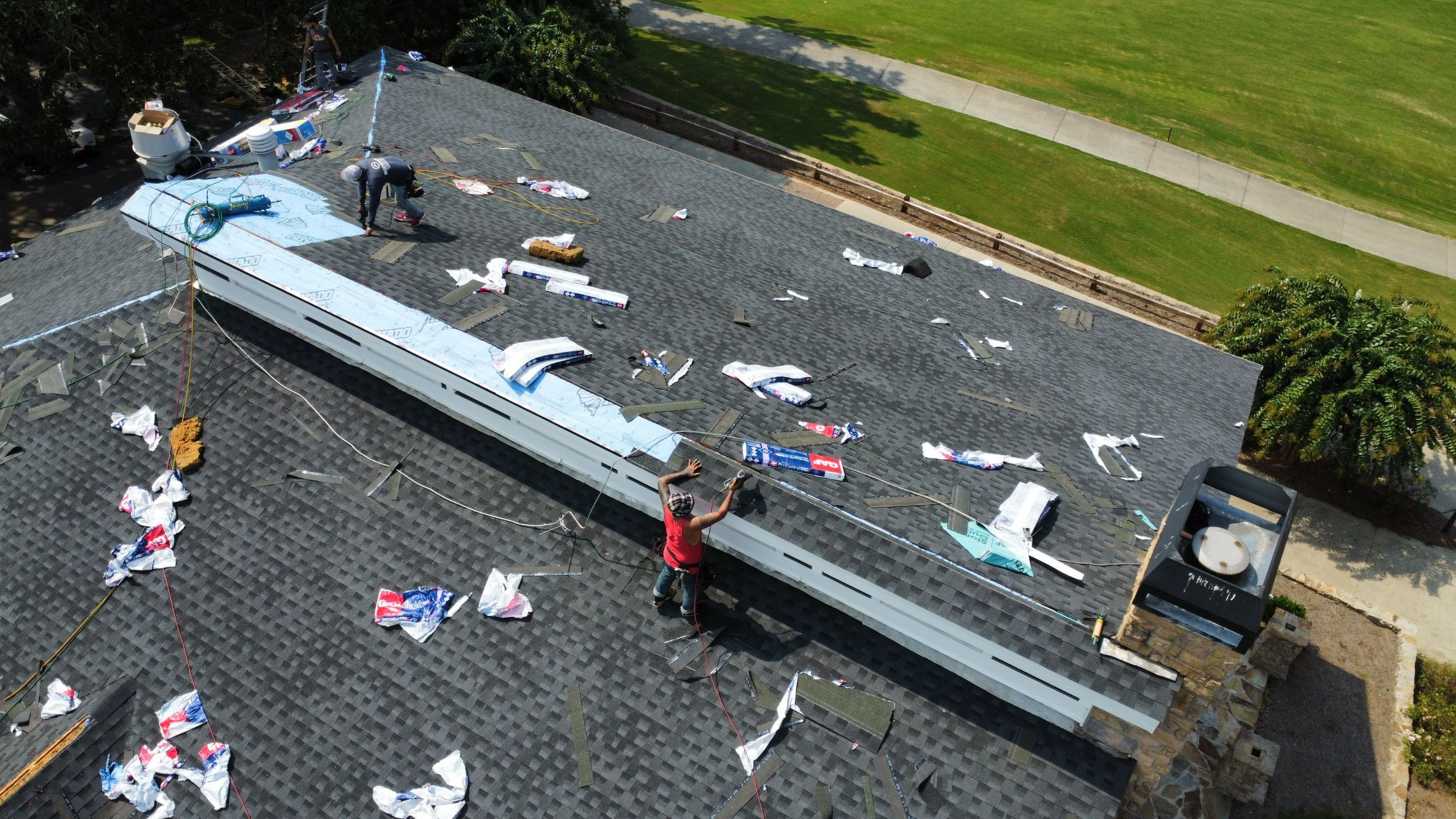 Country Club Roofing Installation by Reset Roofing