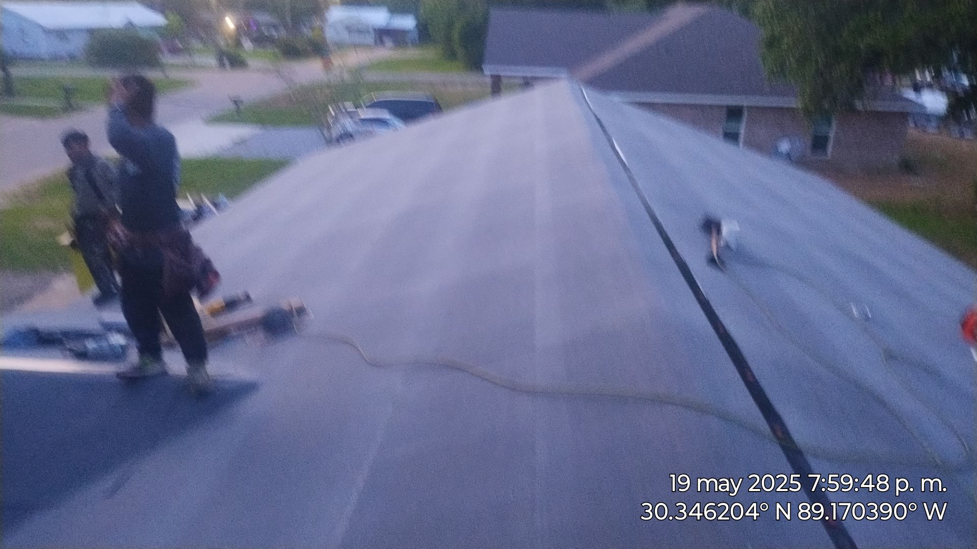 Attic repair and roof replacement by Husband Roofing & Contracting