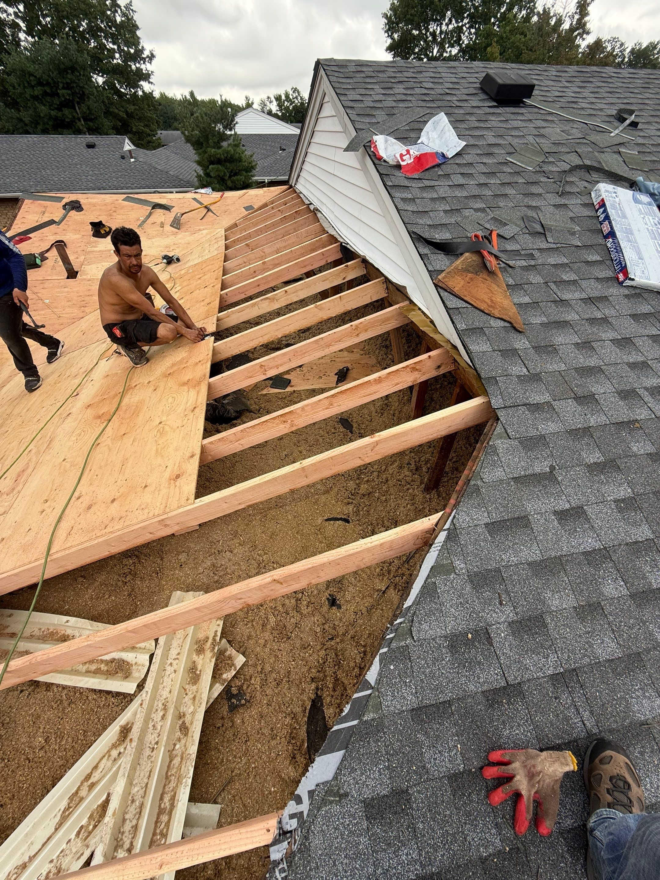 Apartment Complex Roof Replacement and Decking Repair in North Brunswick by JVW ROOFING