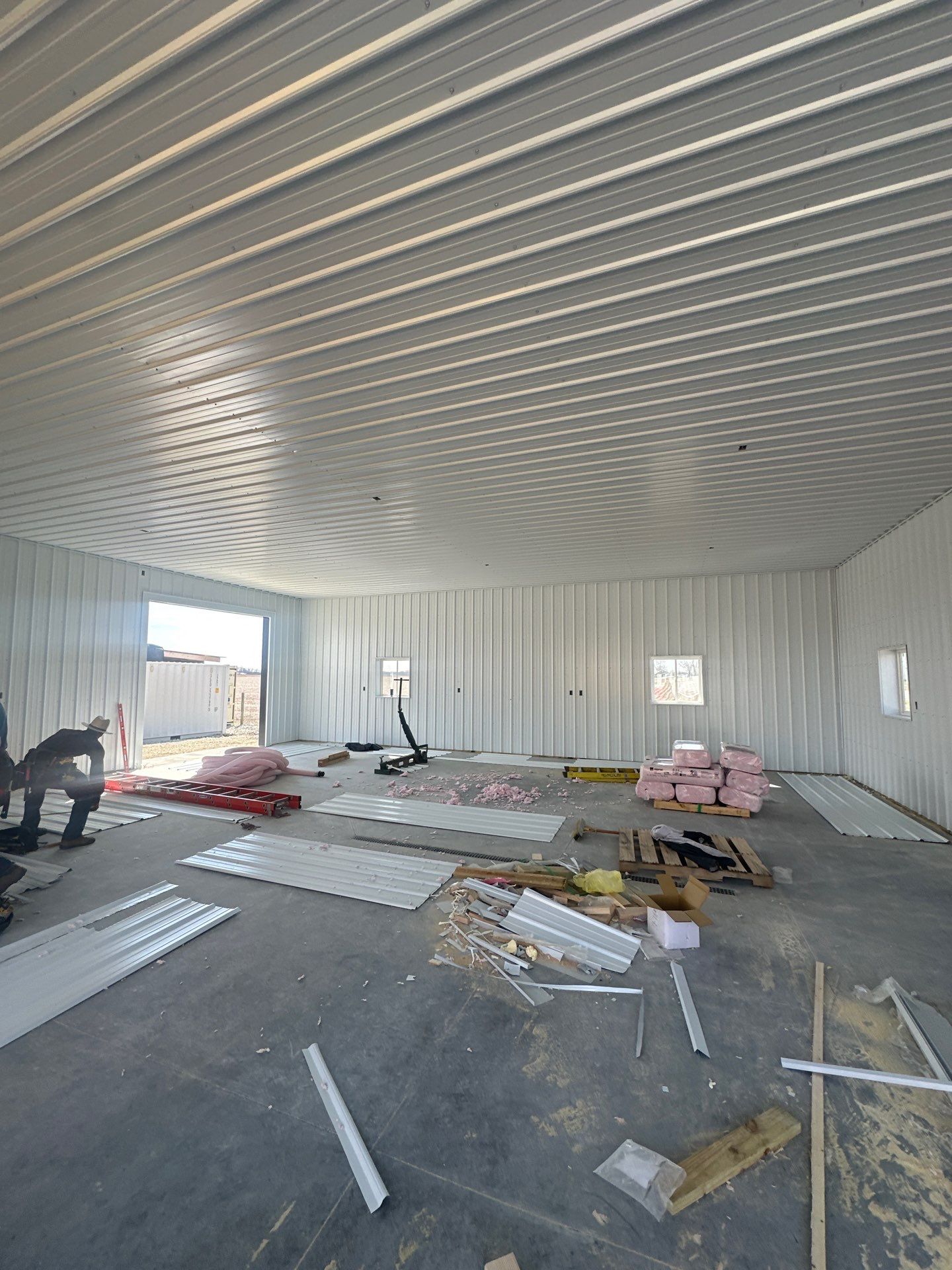 40'x40'x12' Garage by The Barn Builders 