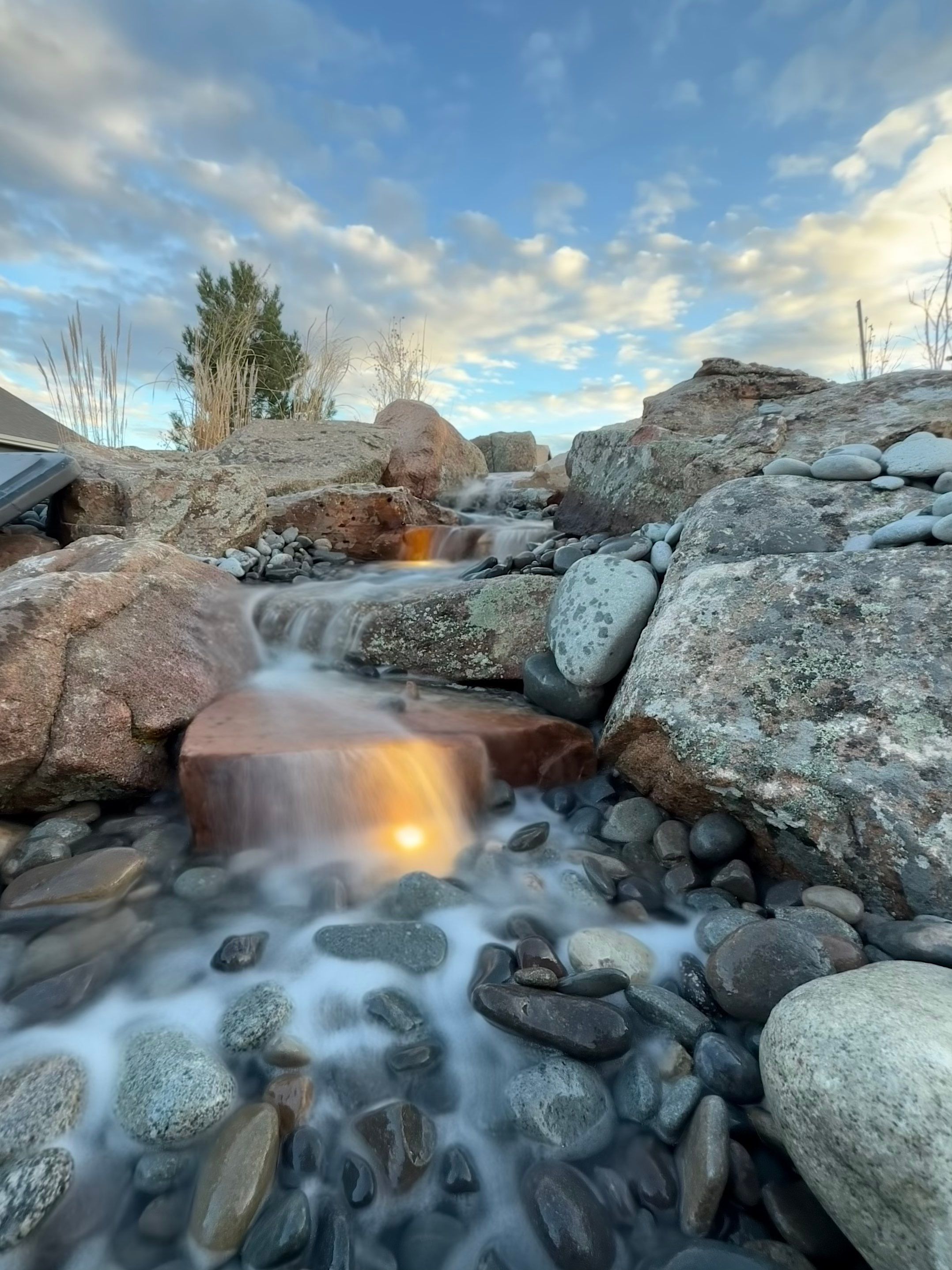 waterfalls in Arvada by JRM landscape & design