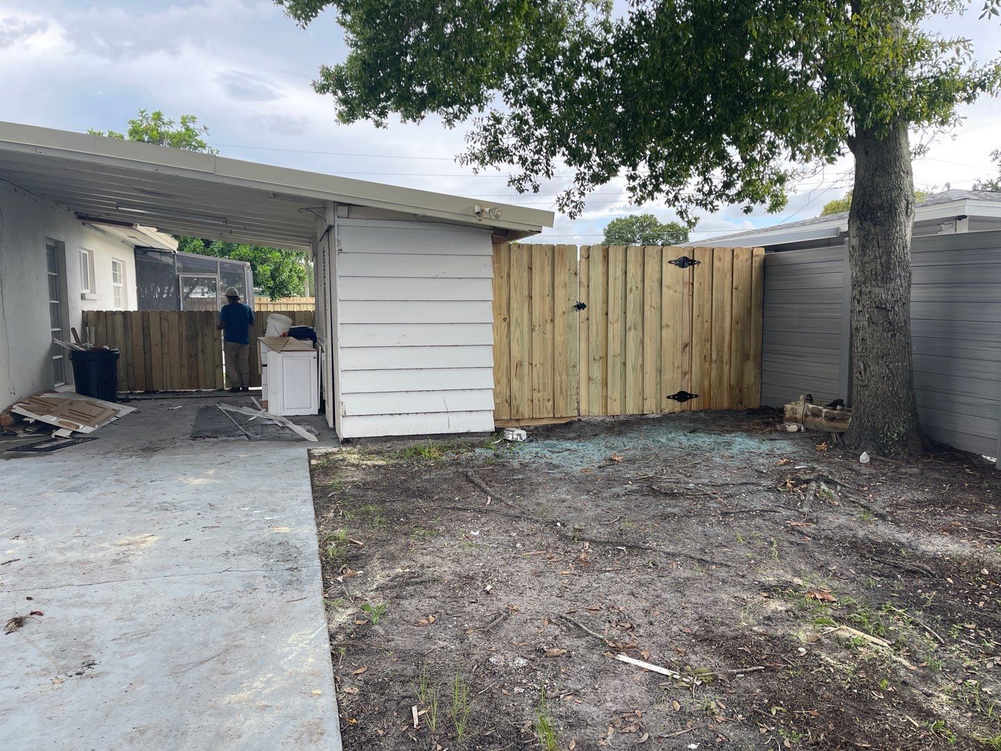 Sarasota, FL 6ft. Tall Treated Board on Board Wood Fence by Asap fence and gates, LLC
