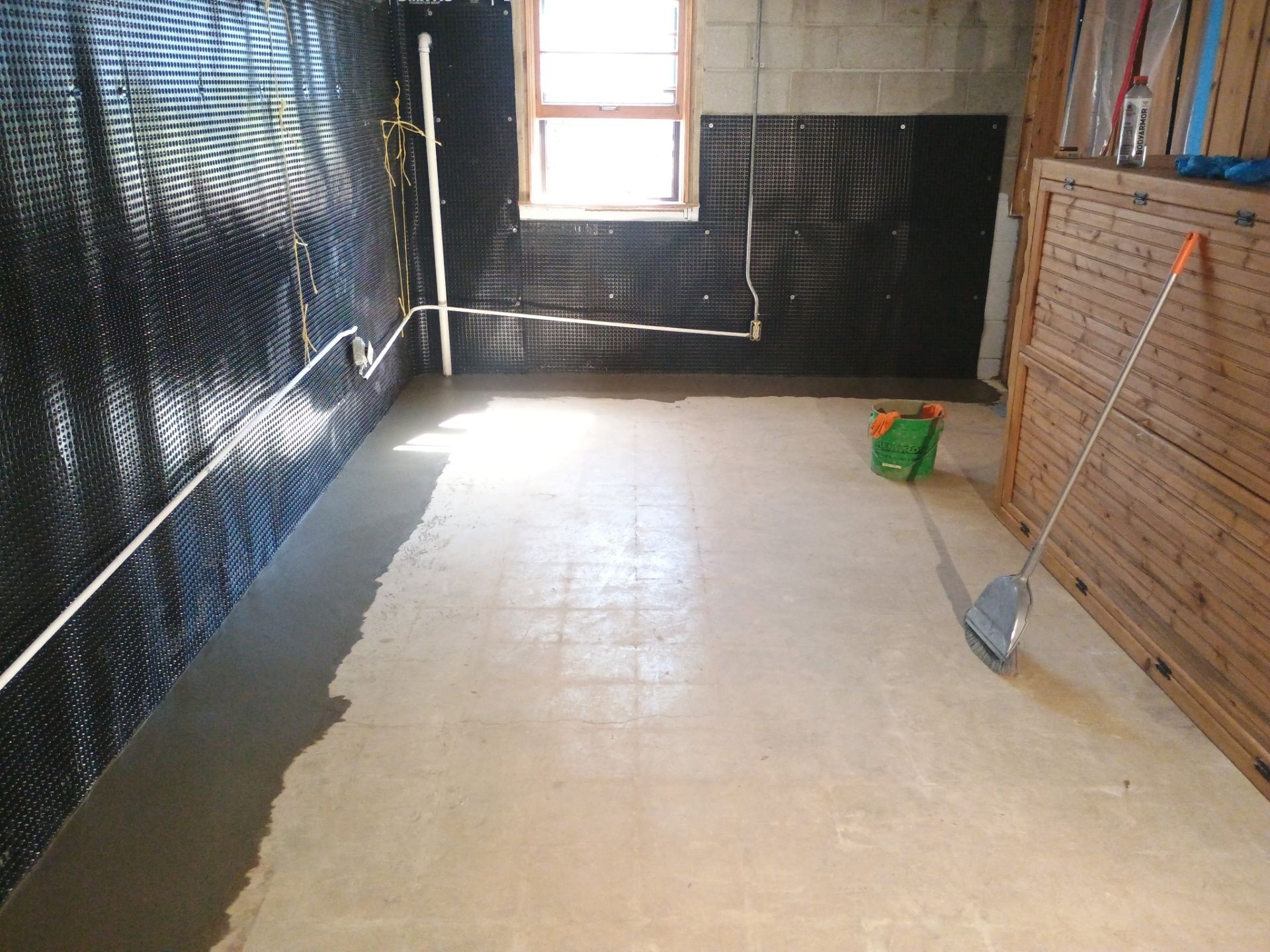 Interior Drain Tile & Foundation Crack Repair in St. Anthony, MN by Waterproofing Northeast