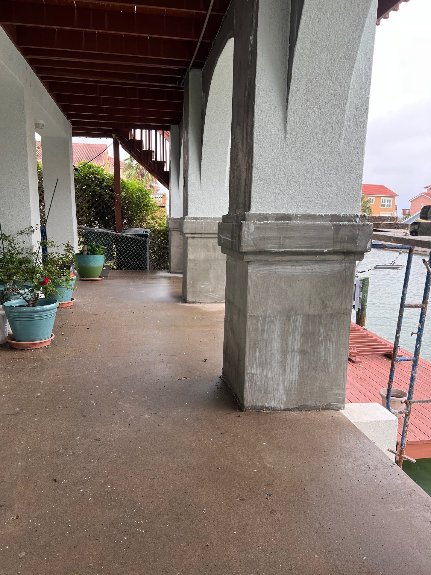 Waterfront Stucco Remastered by Bayfront Roofing and Construction