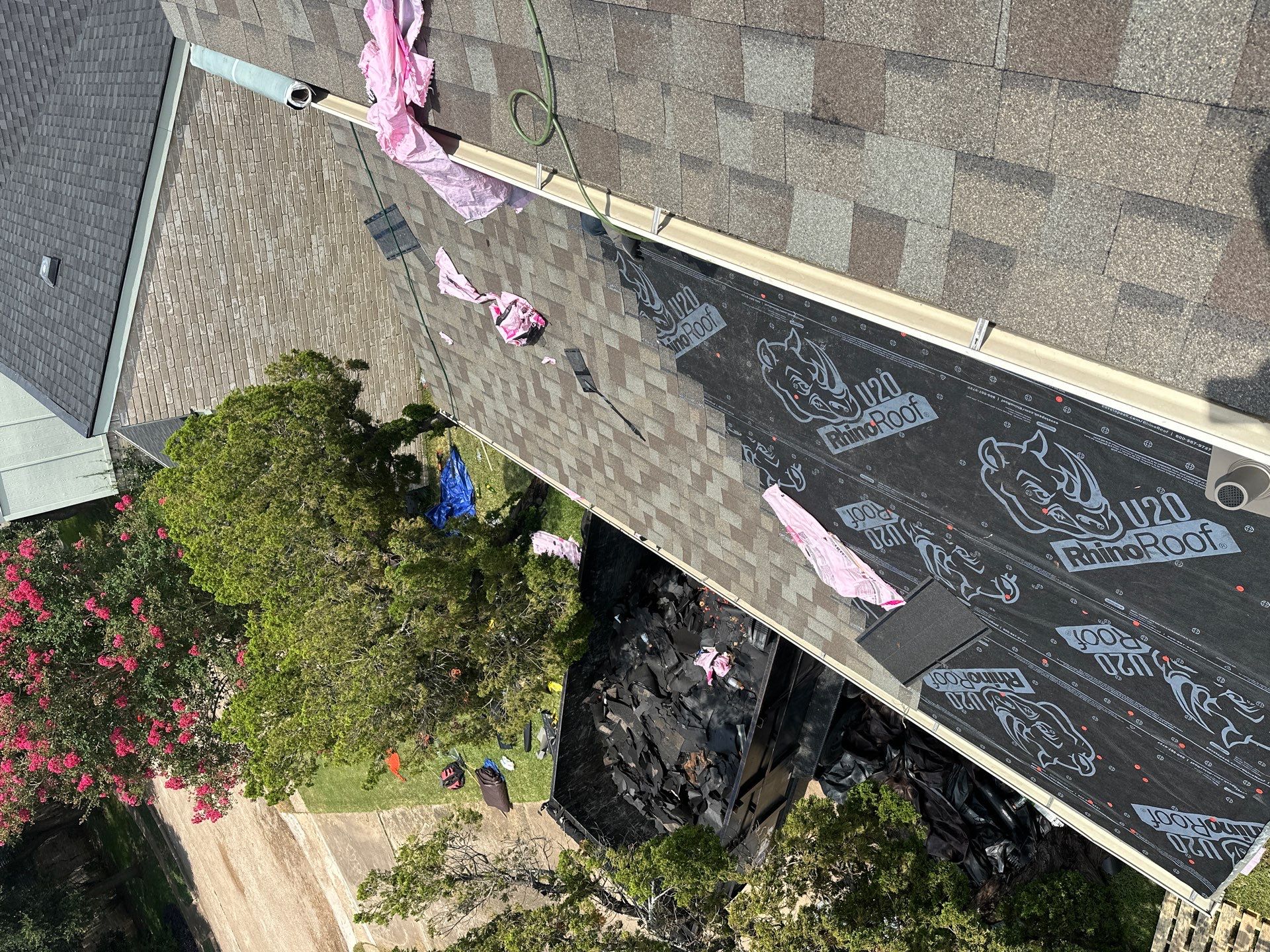 Residential Roofing Installation using Owen's Corning Duration (Lifetime) Shingles by Roof Repair Company