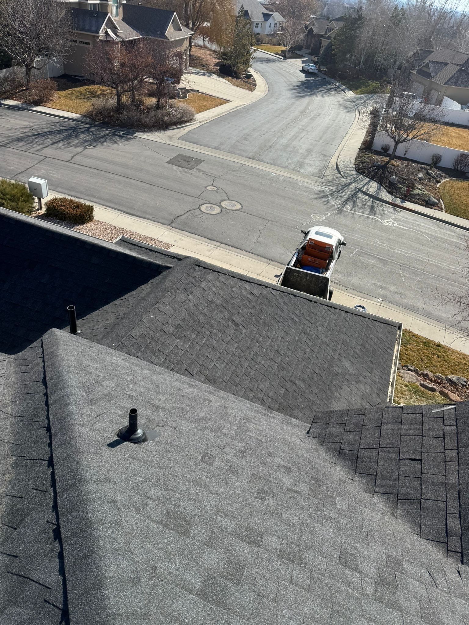 Charcoal Gray Shingles by Reimagine Roofing