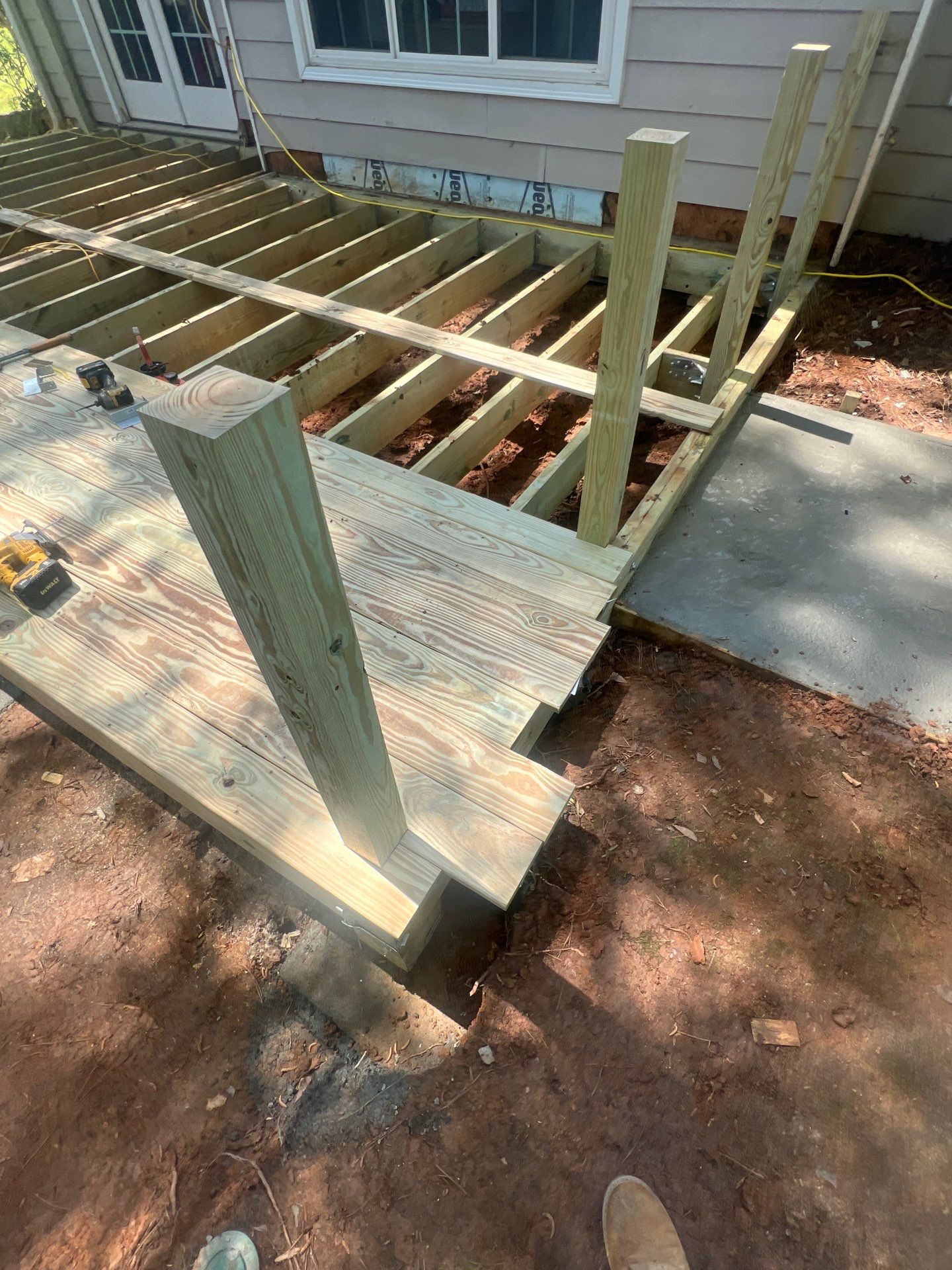 Wood Deck Build in Alpharetta, GA by Nelson Exteriors 