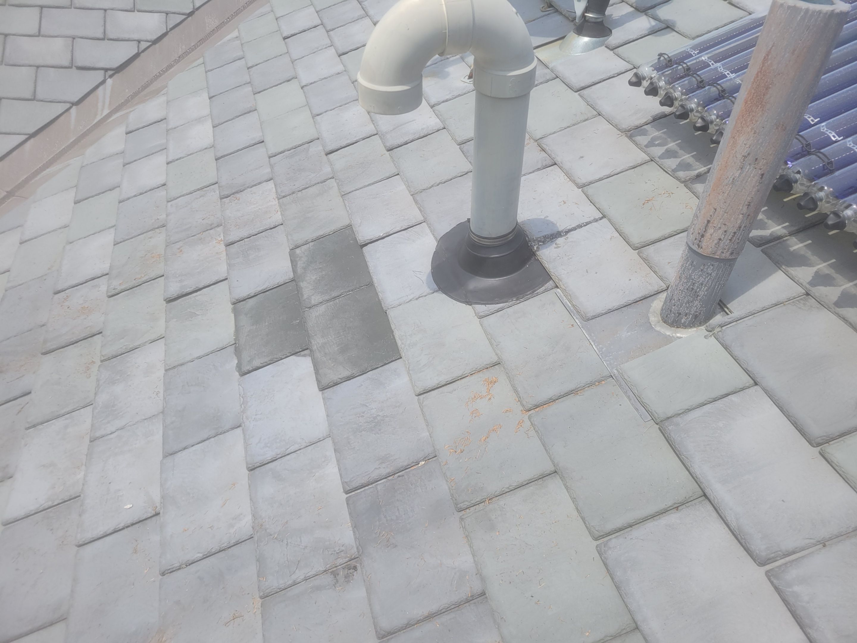 Roof Repair using Eco Star Slate tile by The B.A.R Roofing