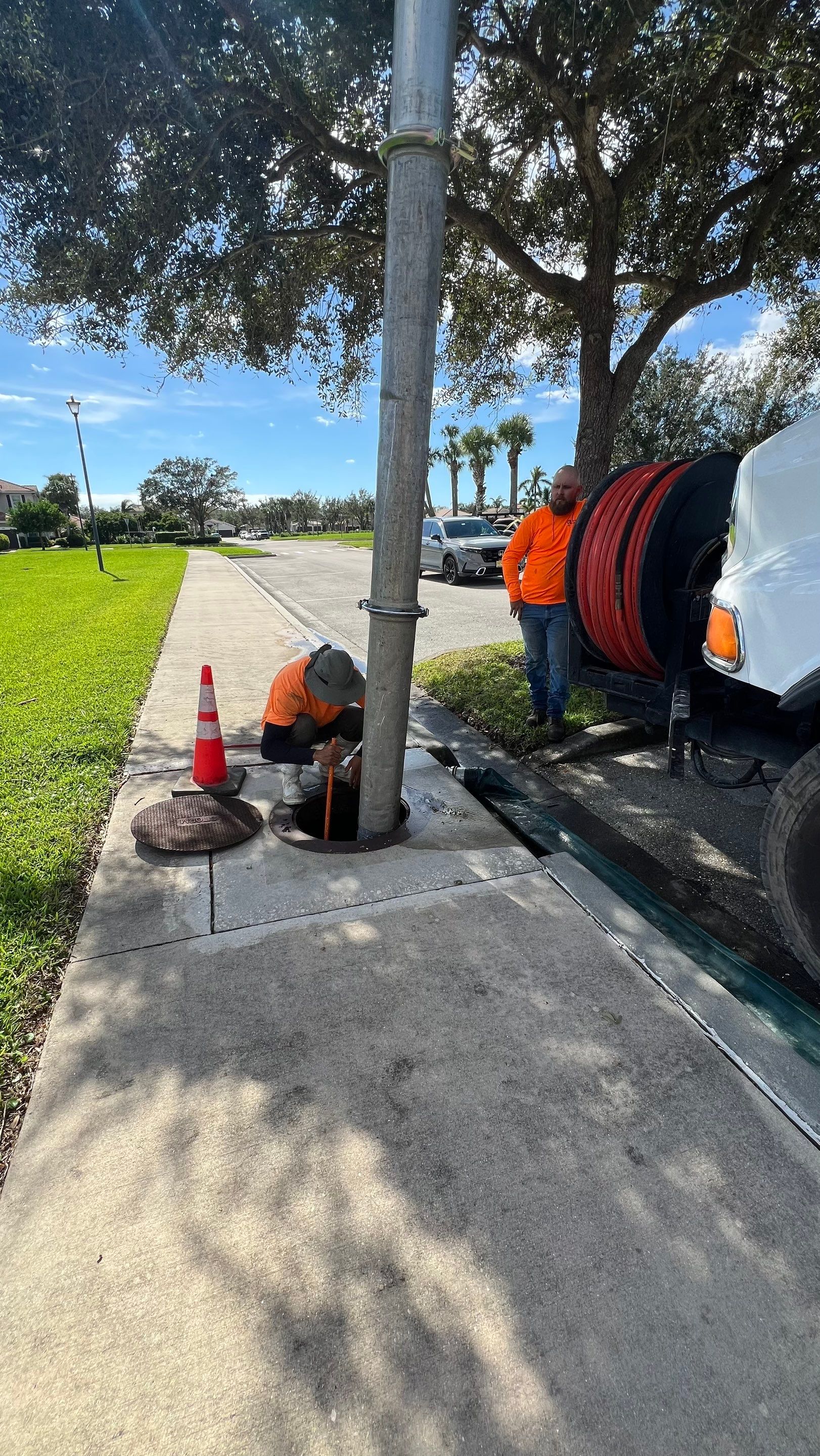 Community Stormwater System Catch Basin Cleaning by APS Power & Water