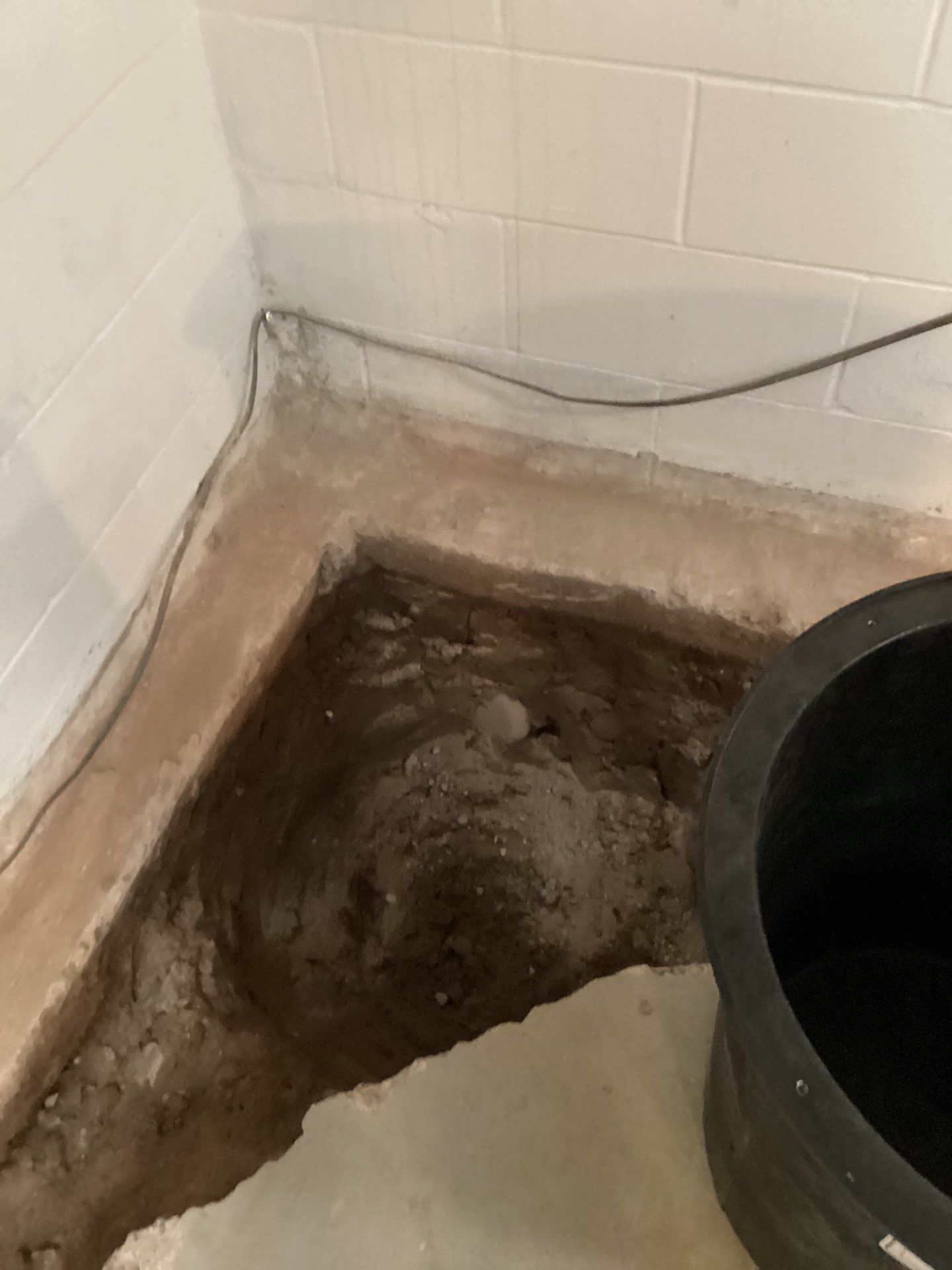 Drain tile in Woodbury by Waterproofing Northeast