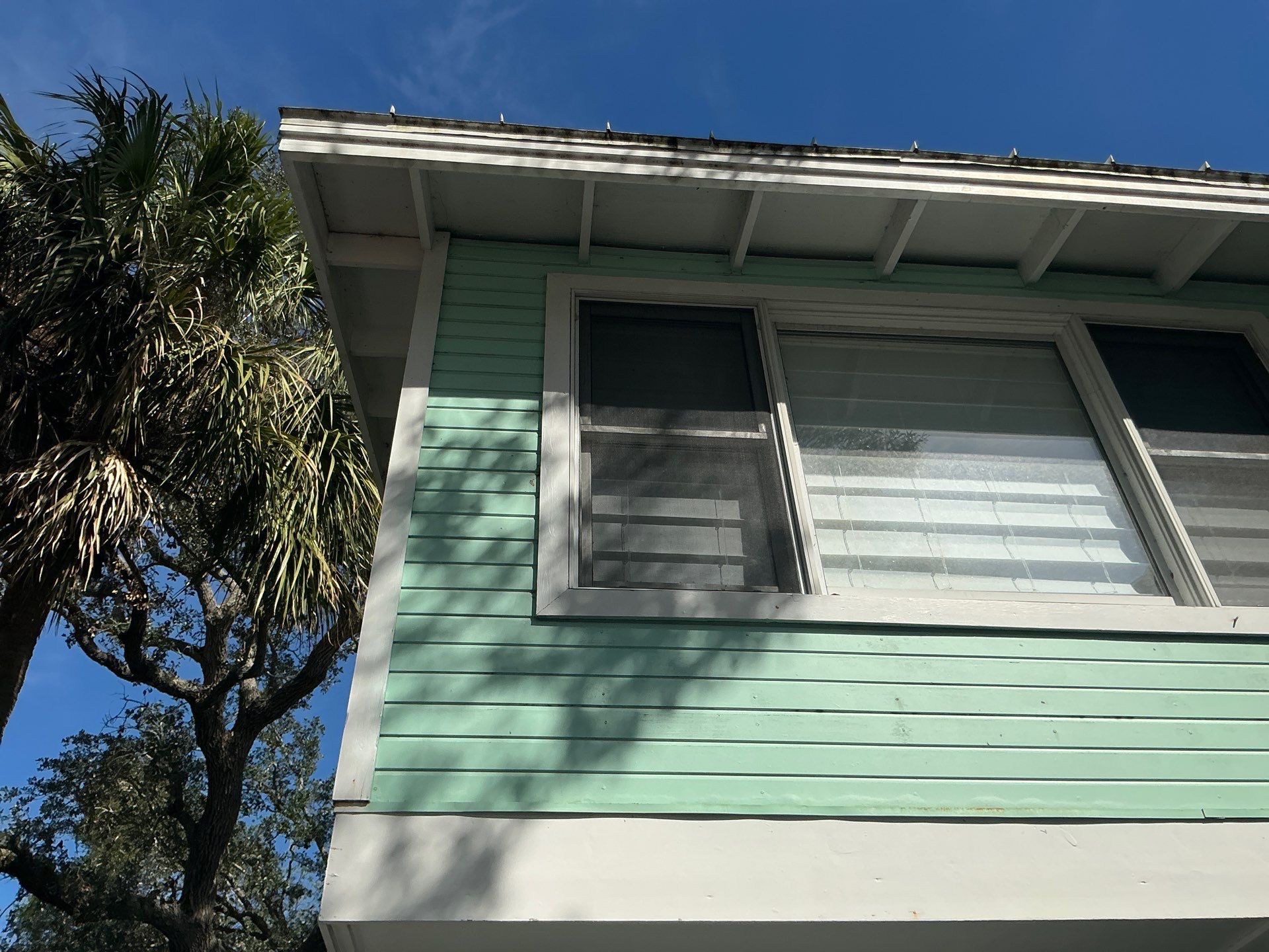 New White Soffit Project in Safety Harbor, FL by Gutter Professors