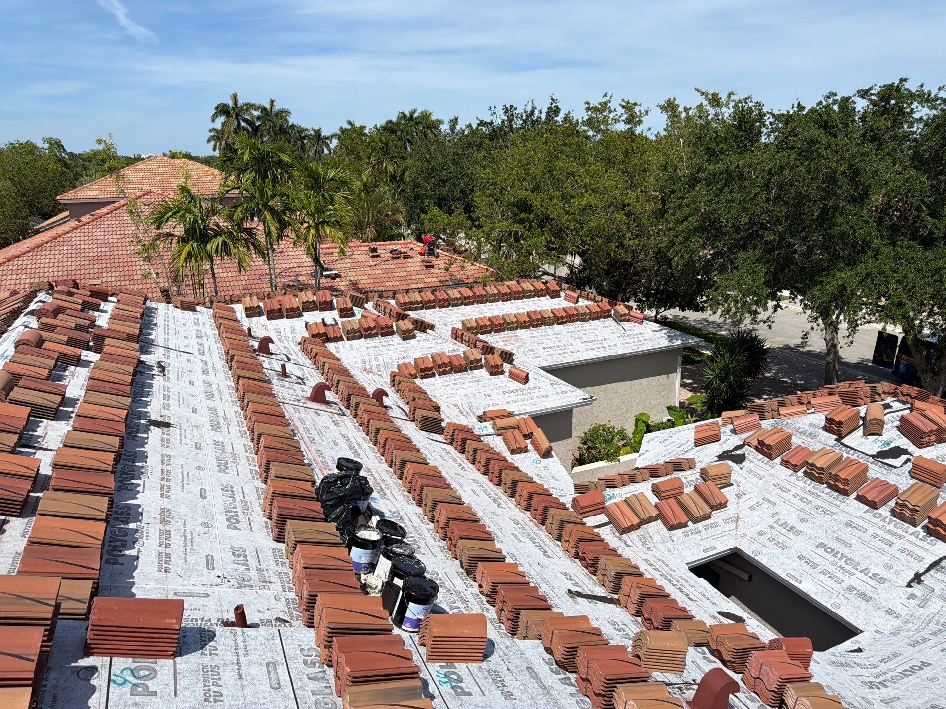 Residential Roofing Installation using WestLake Roofing Tile by BLUES BROTHERS ROOFING