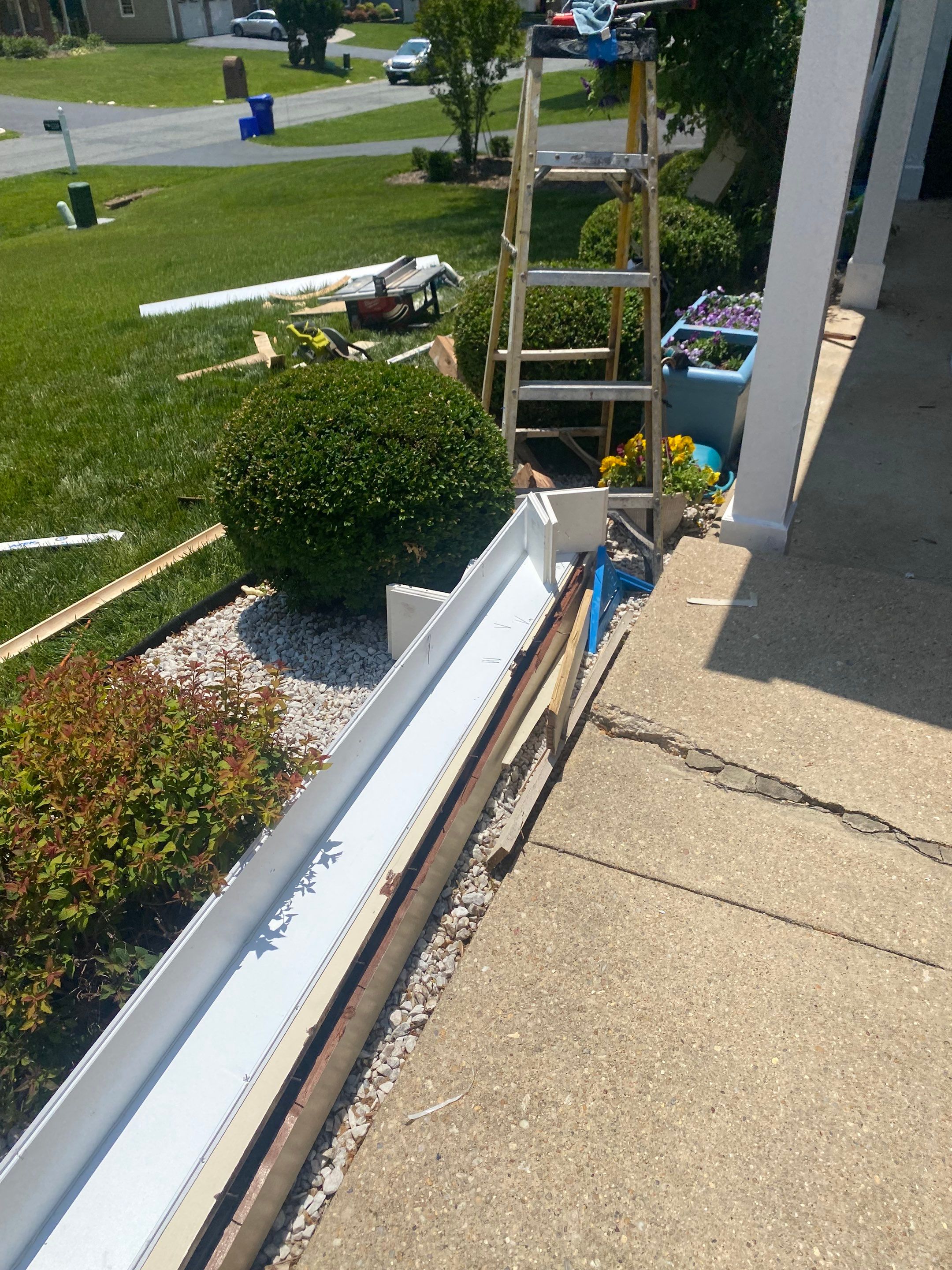 New Bilco doors to basement & new front porch posts by The Smet Companies, LLC