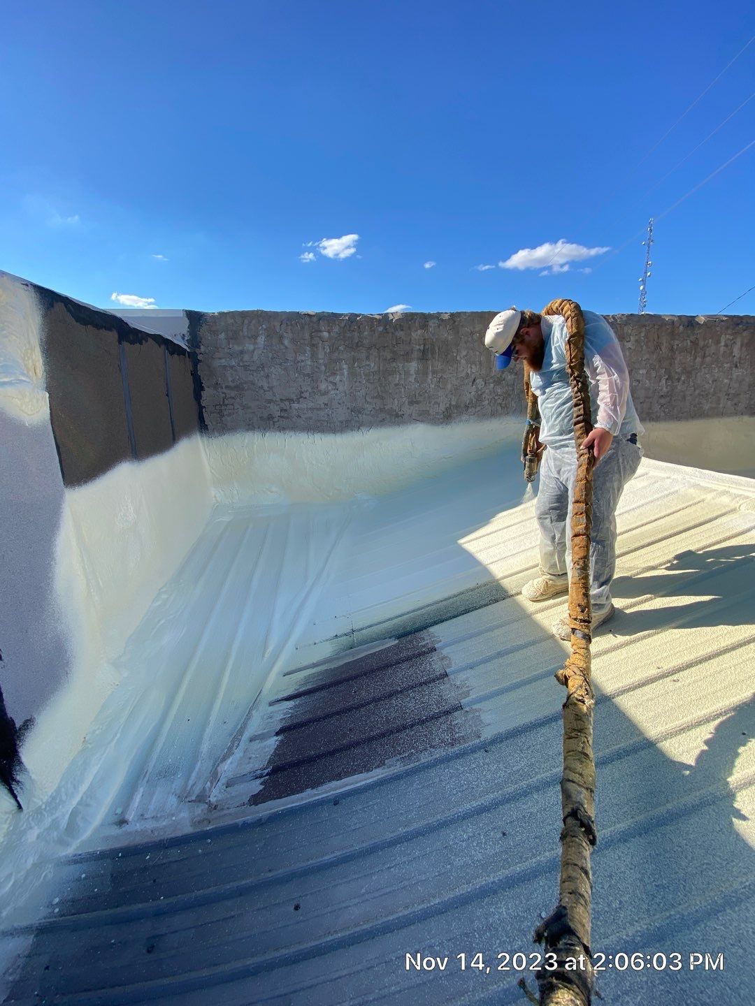 Spray Foam Metal Roof Restoration – Commerce, TX by All Star Roofing LLC