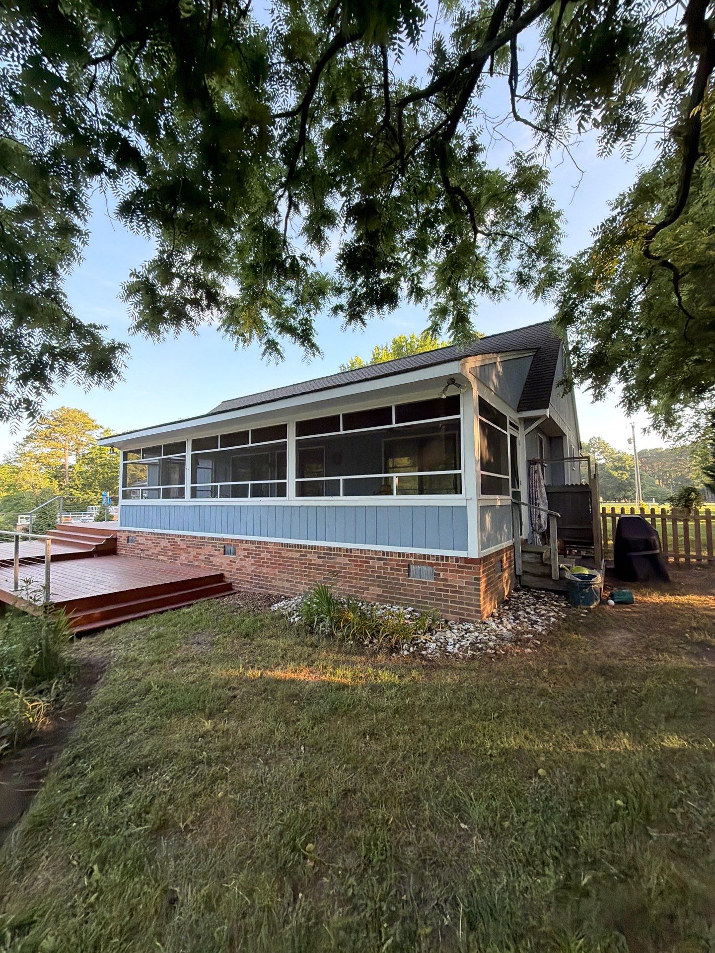 Complete Asphalt Shingle Roof Replacement and Sheathing Repair in Deltaville by Cade Construction