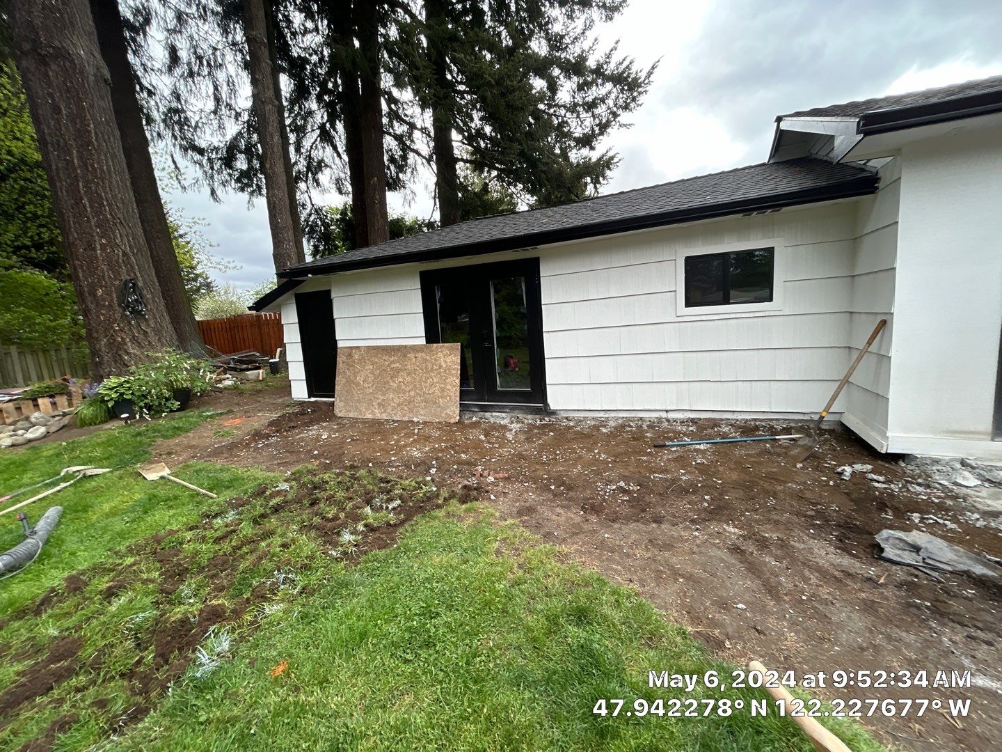 John | Concrete Backyard Walkway by Jireh Asphalt & Concrete Inc 