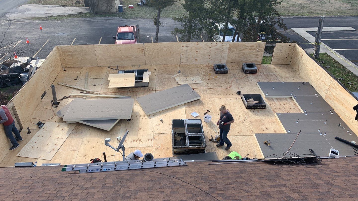 Full Commercial Roof Replacement using GAF Products in Anna Texas by Elite Roofing LLC